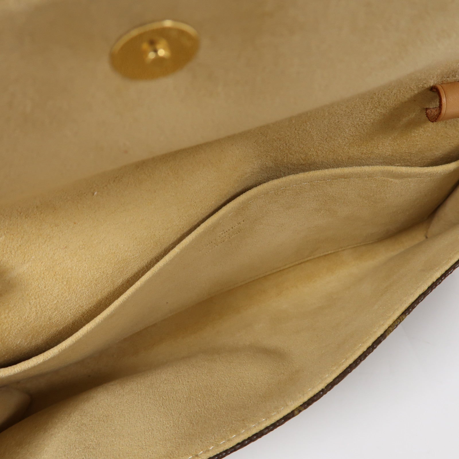 LOUIS VUITTON Monogram Pochette Twin GM金扣肩背袋啡色