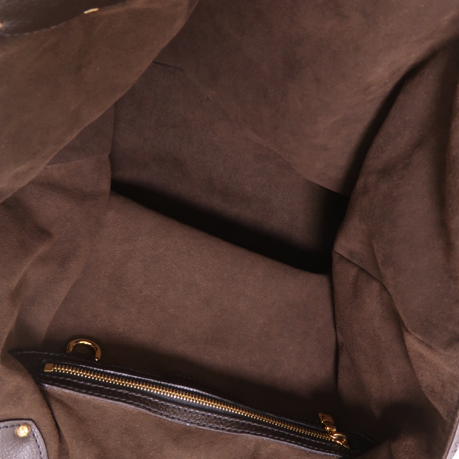 LOUIS VUITTON Monogram Mahina L金扣肩背袋