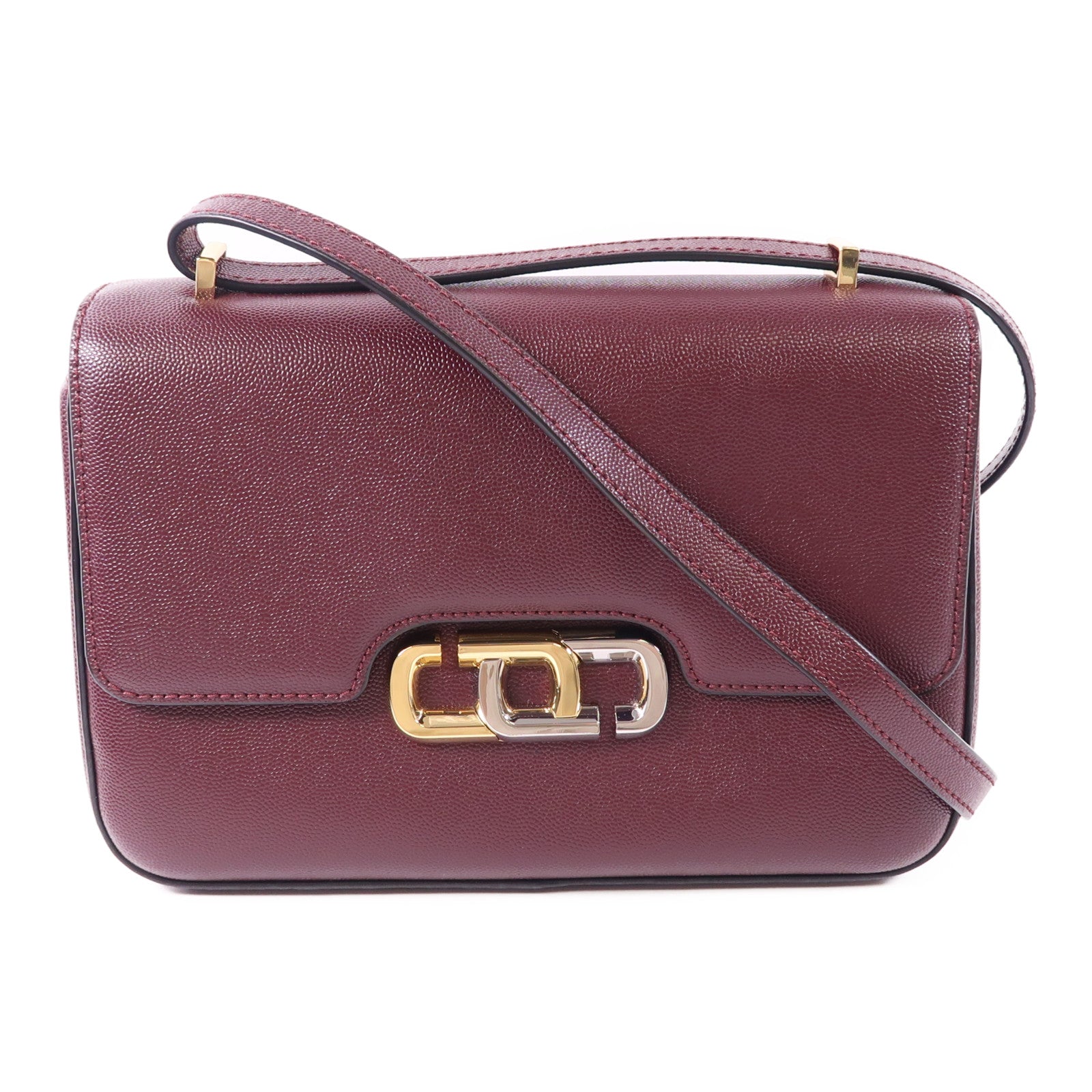 MARC JACOBS 牛皮皮革Shoulder Bag金扣肩背袋