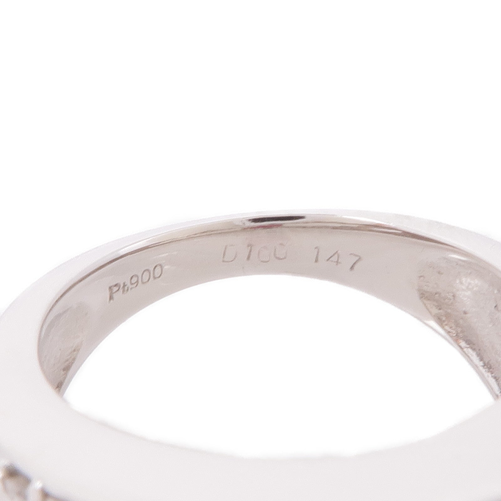 JEWELRY PT900鉑金Ruby/Diamond Ring紅寶石/鑽石戒指US#7.25