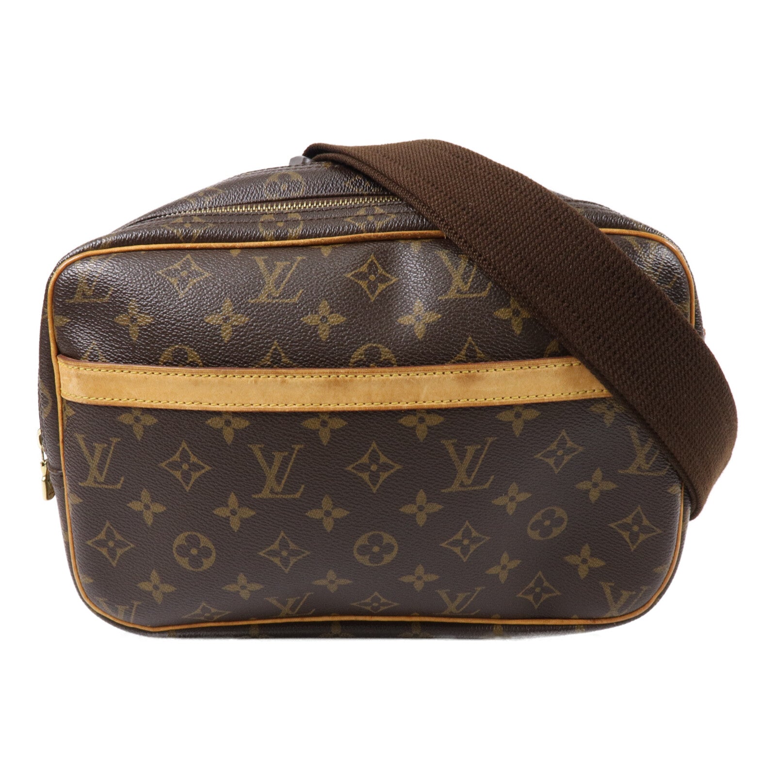 LOUIS VUITTON Monogram Reporter PM肩背袋