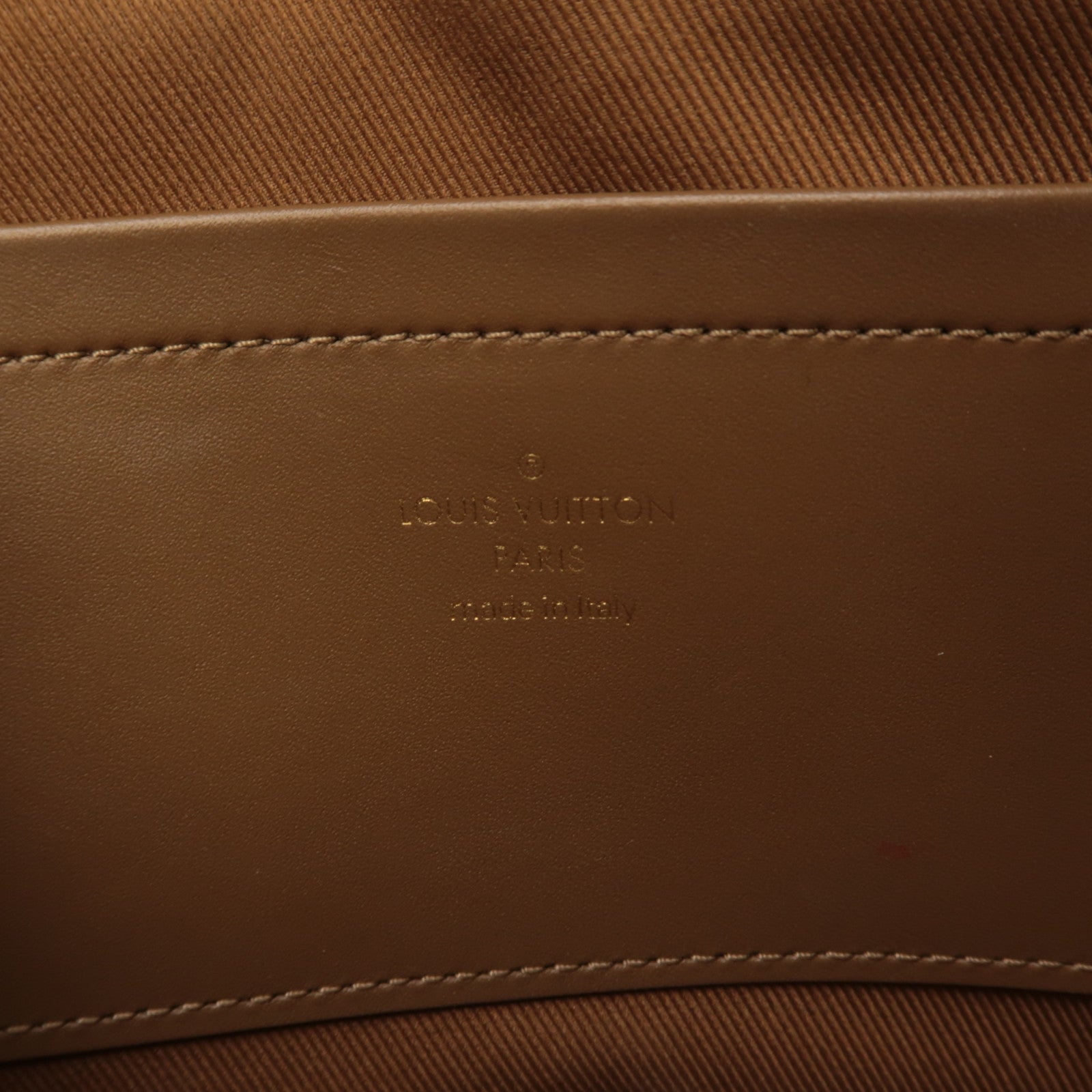 LOUIS VUITTON Monogram Utility金扣手挽肩背兩用袋啡色