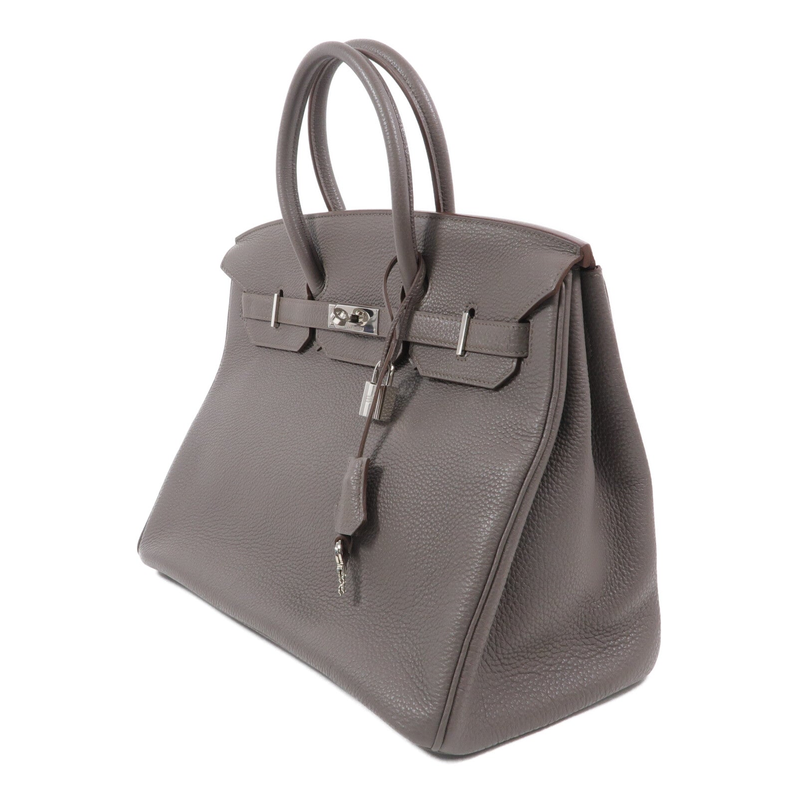 HERMES Togo皮革Birkin 35手挽袋Etain