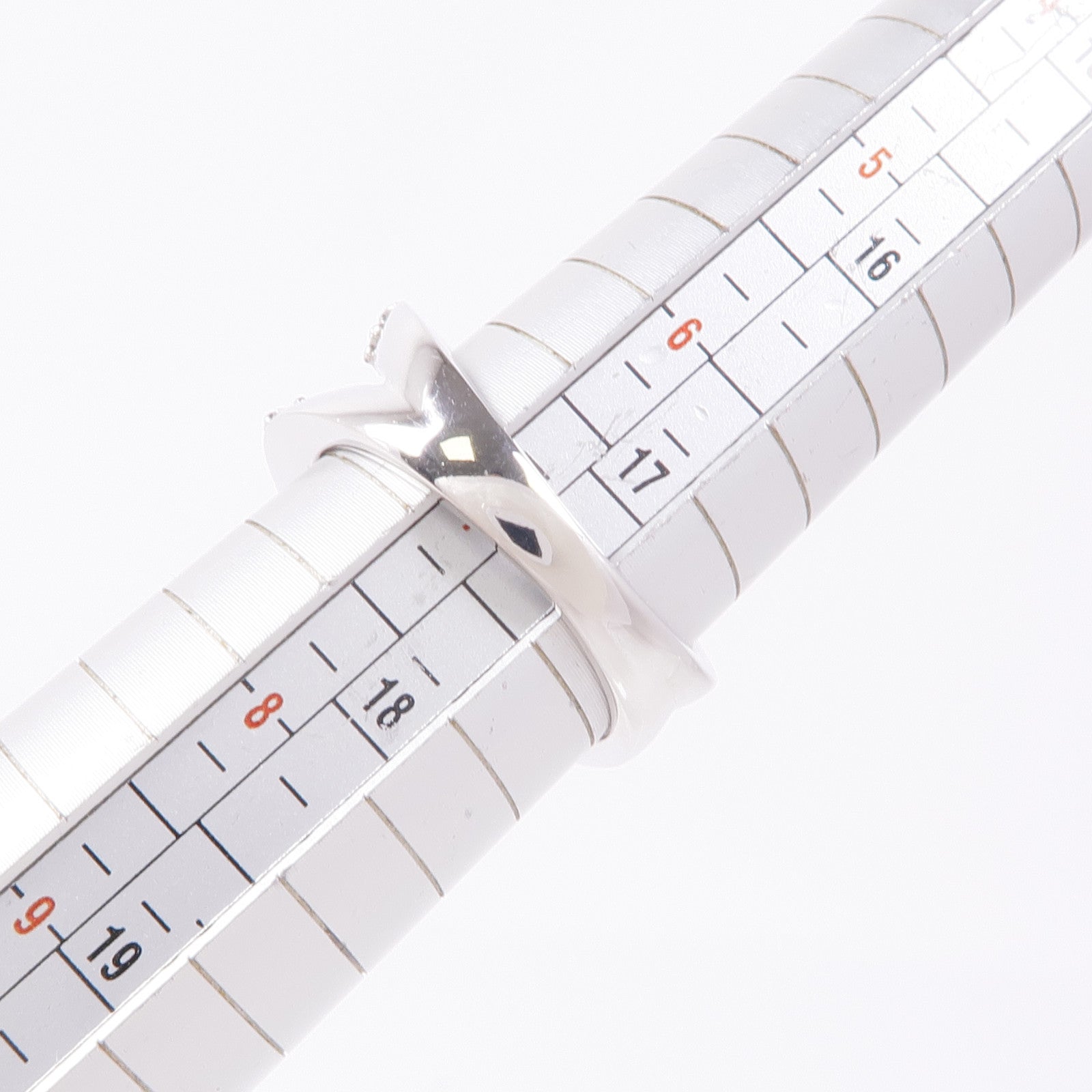 JEWELRY 【激減優惠】PT900鉑金Ruby/Diamond Ring紅寶石/鑽石戒指US#7.25