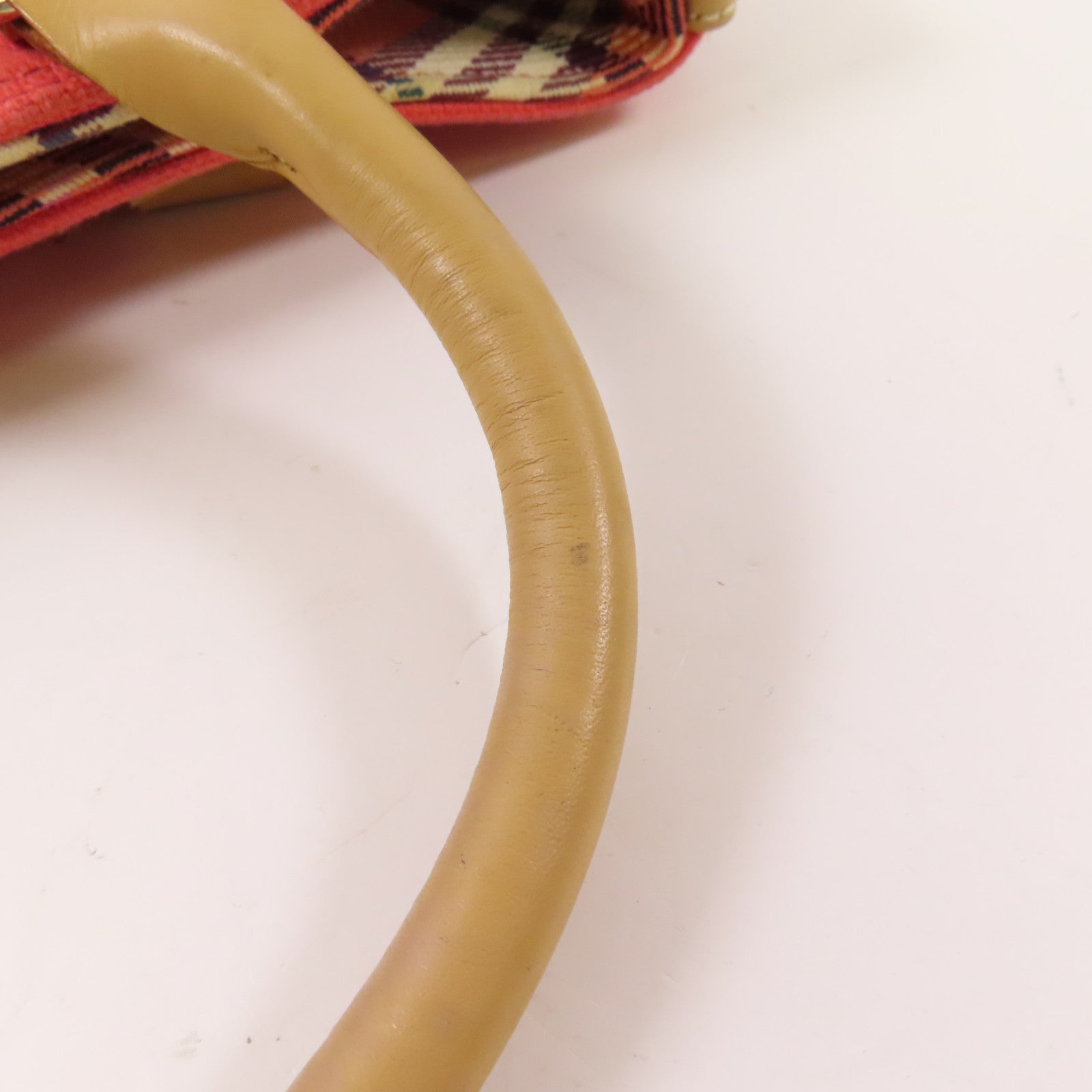 BURBERRY 帆布Handbag銀扣手挽袋