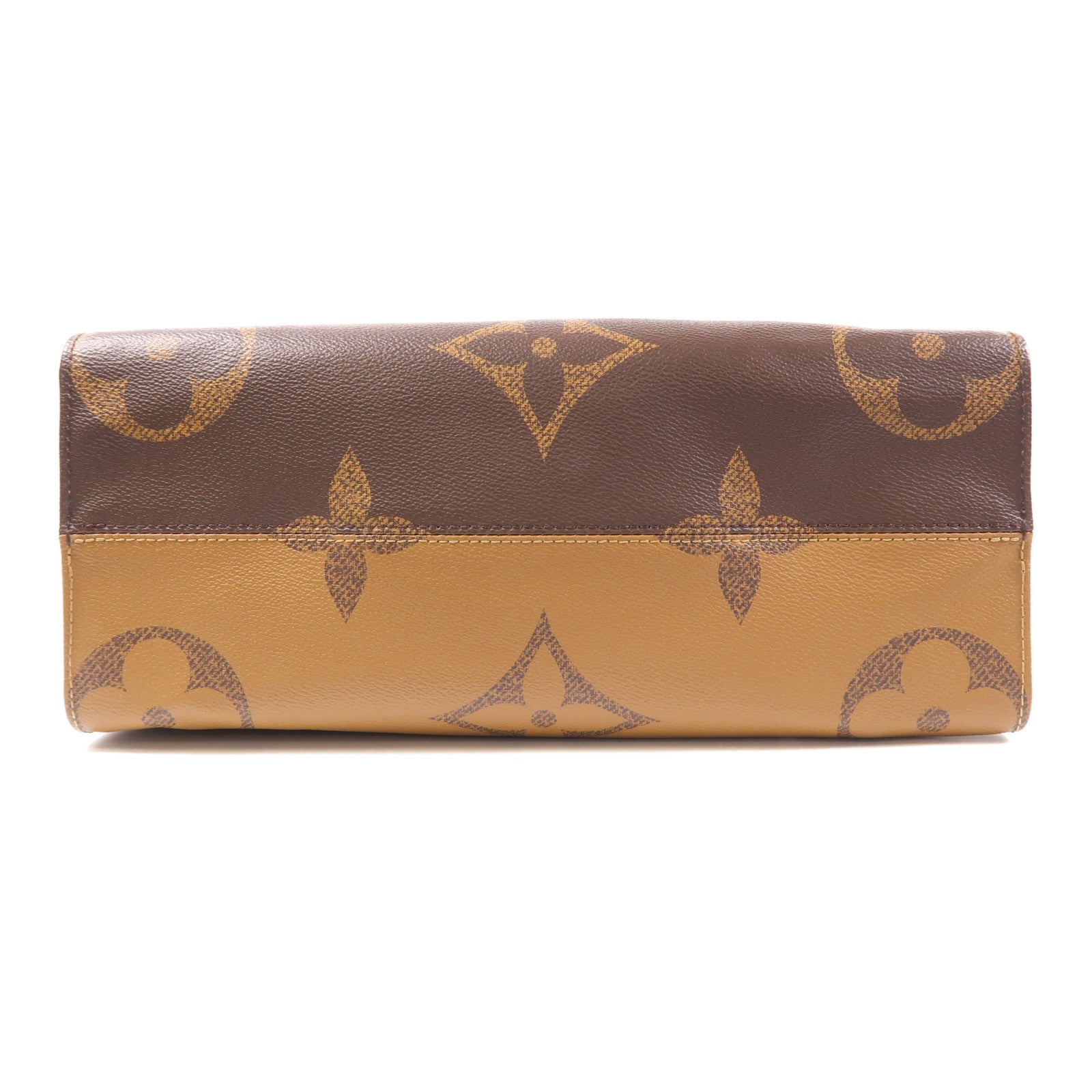 LOUIS VUITTON Monogram Giant On The Go MM金扣手挽肩背兩用袋