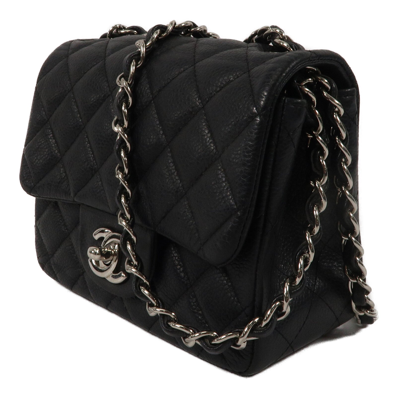 CHANEL 牛皮皮革Mini Classic 17鏈帶肩背袋