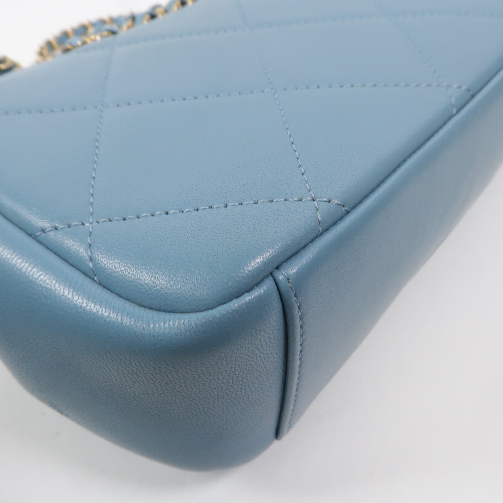 CHANEL 皮皮革Matelasse Chain Shoulder Bag鏈帶手挽肩背兩用袋