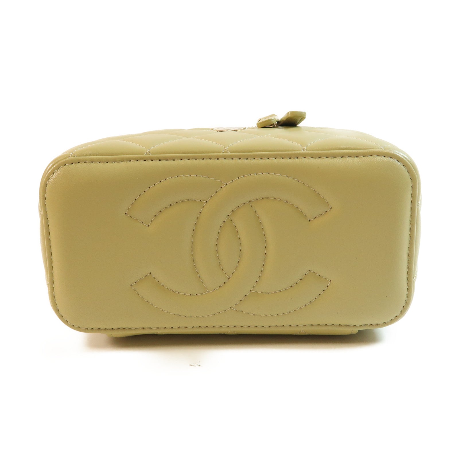 CHANEL 牛皮皮革Handle Vanity金扣手挽肩背兩用袋
