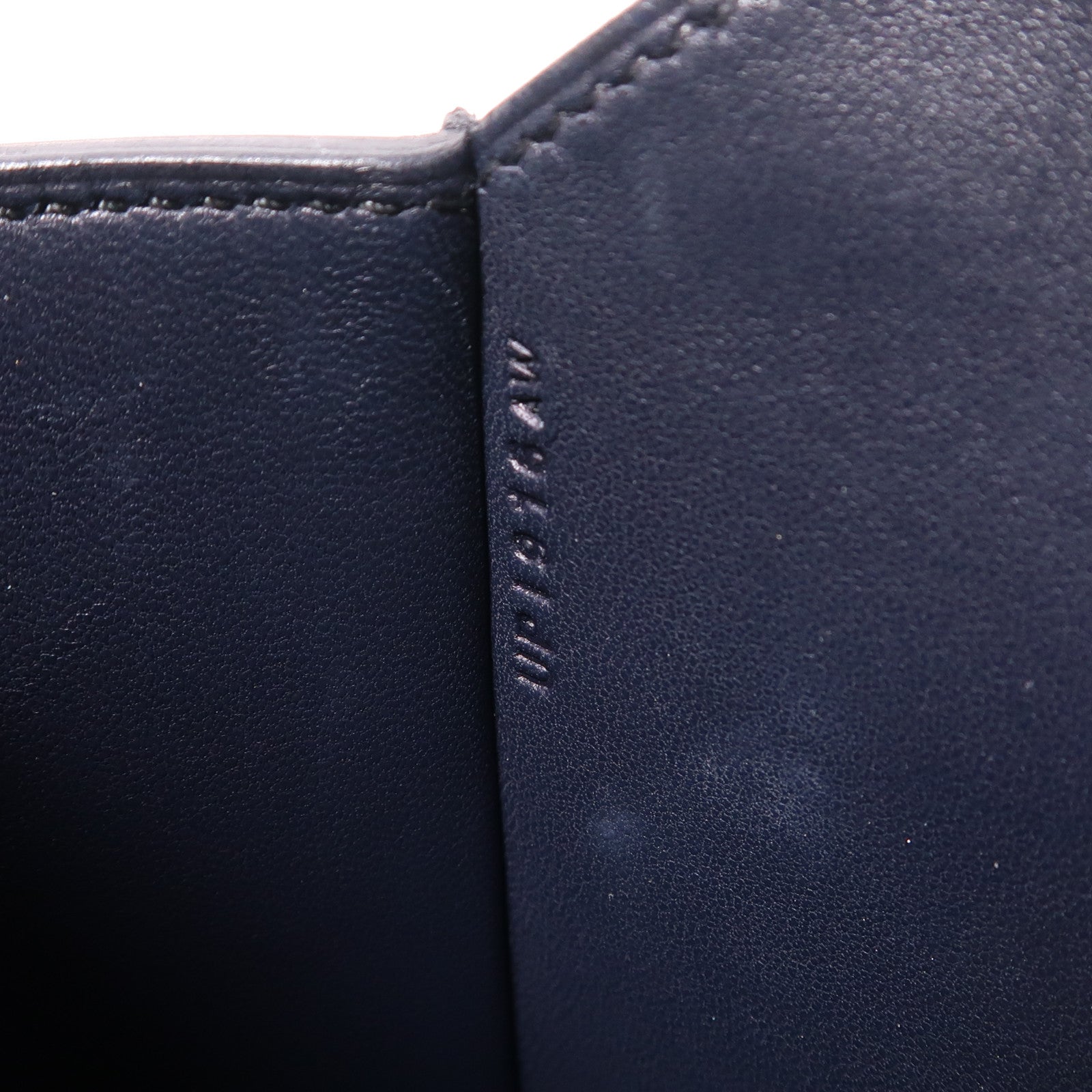 HERMES Epsom皮革Della金扣肩背袋Bleu Nuit