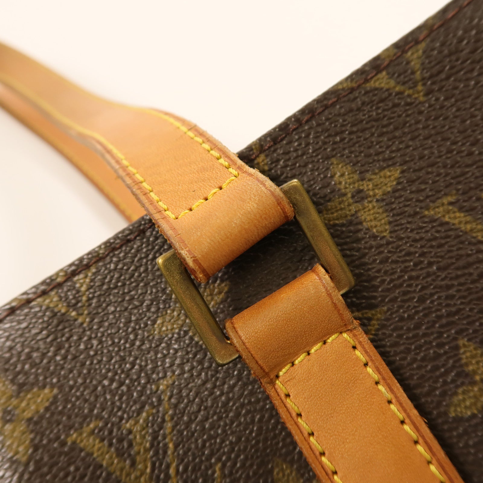 LOUIS VUITTON Monogram Vavin GM金扣肩背袋/手挽袋啡色