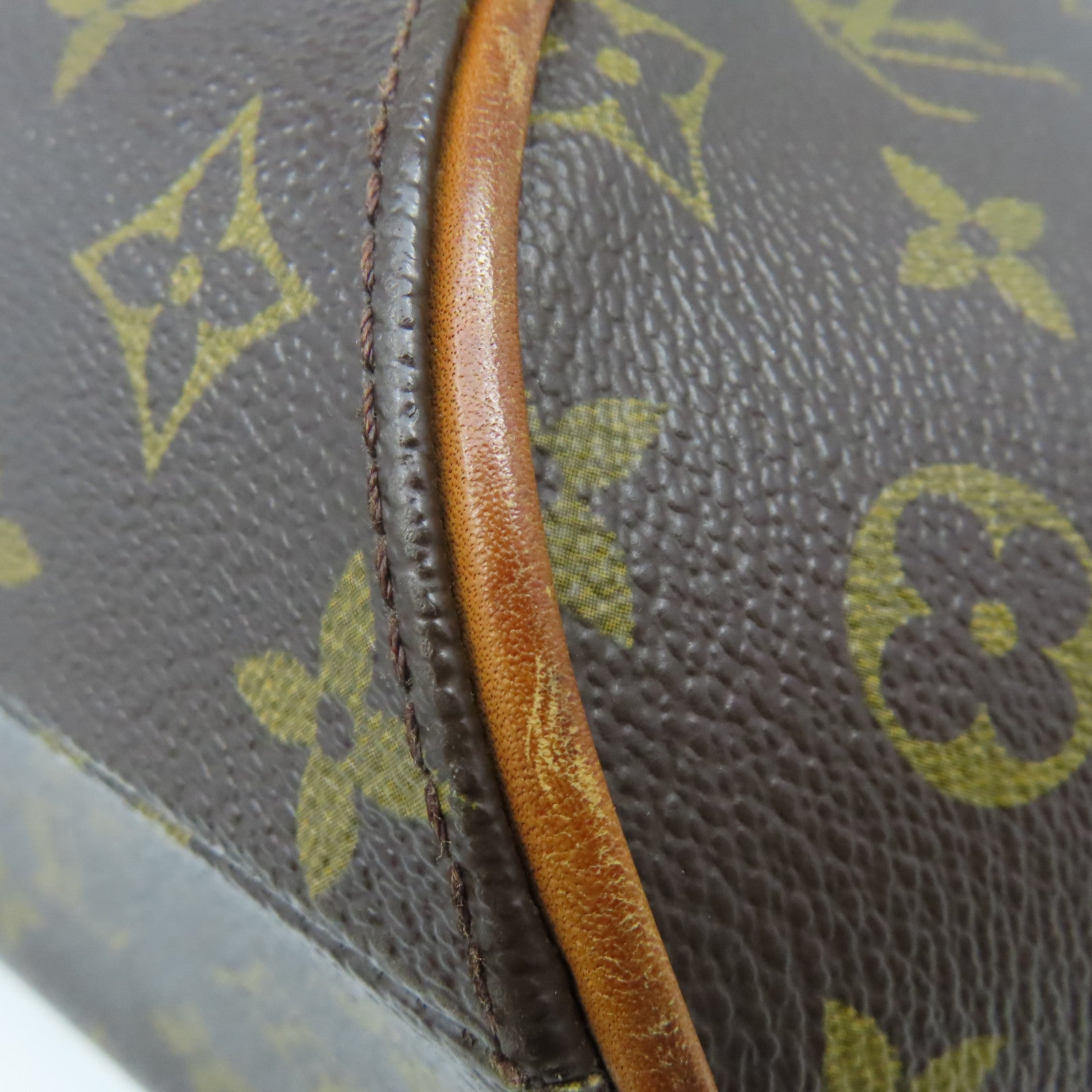 LOUIS VUITTON 【激減優惠】Monogram Ellipse MM Hand Bag金扣手挽袋啡色