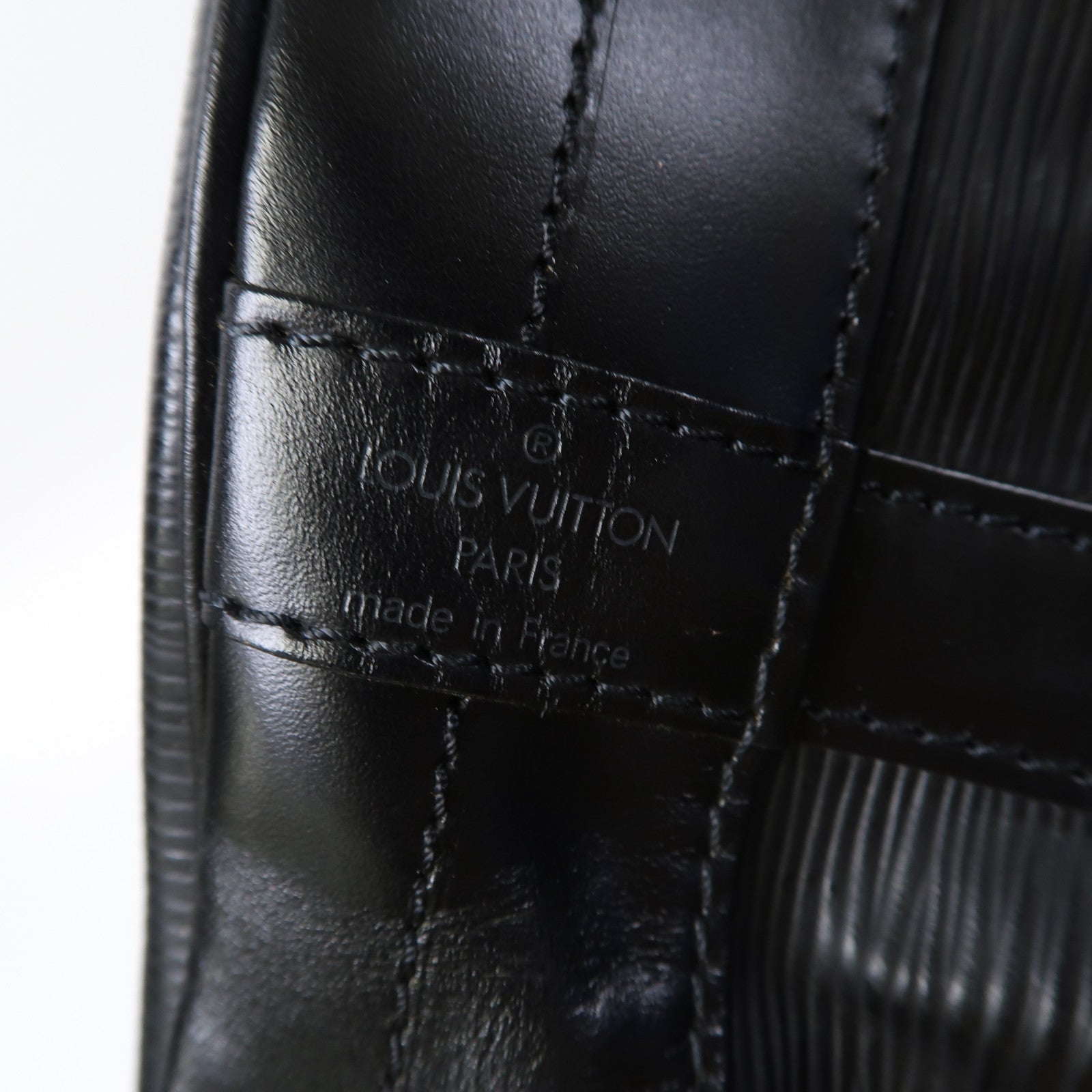 LOUIS VUITTON Epi Noe金扣肩背袋黑色