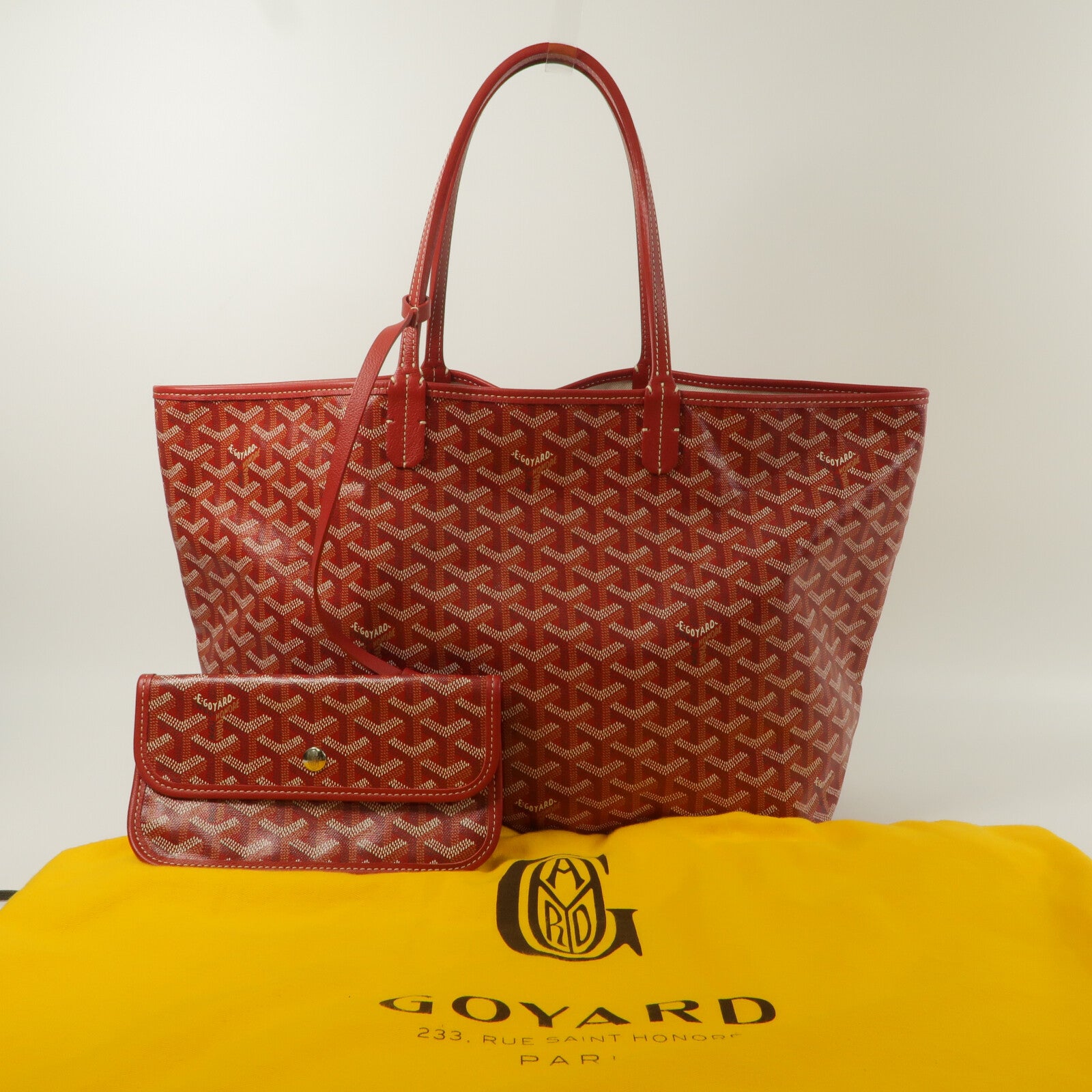 GOYARD 塗層帆布Saint Louis MM手挽袋
