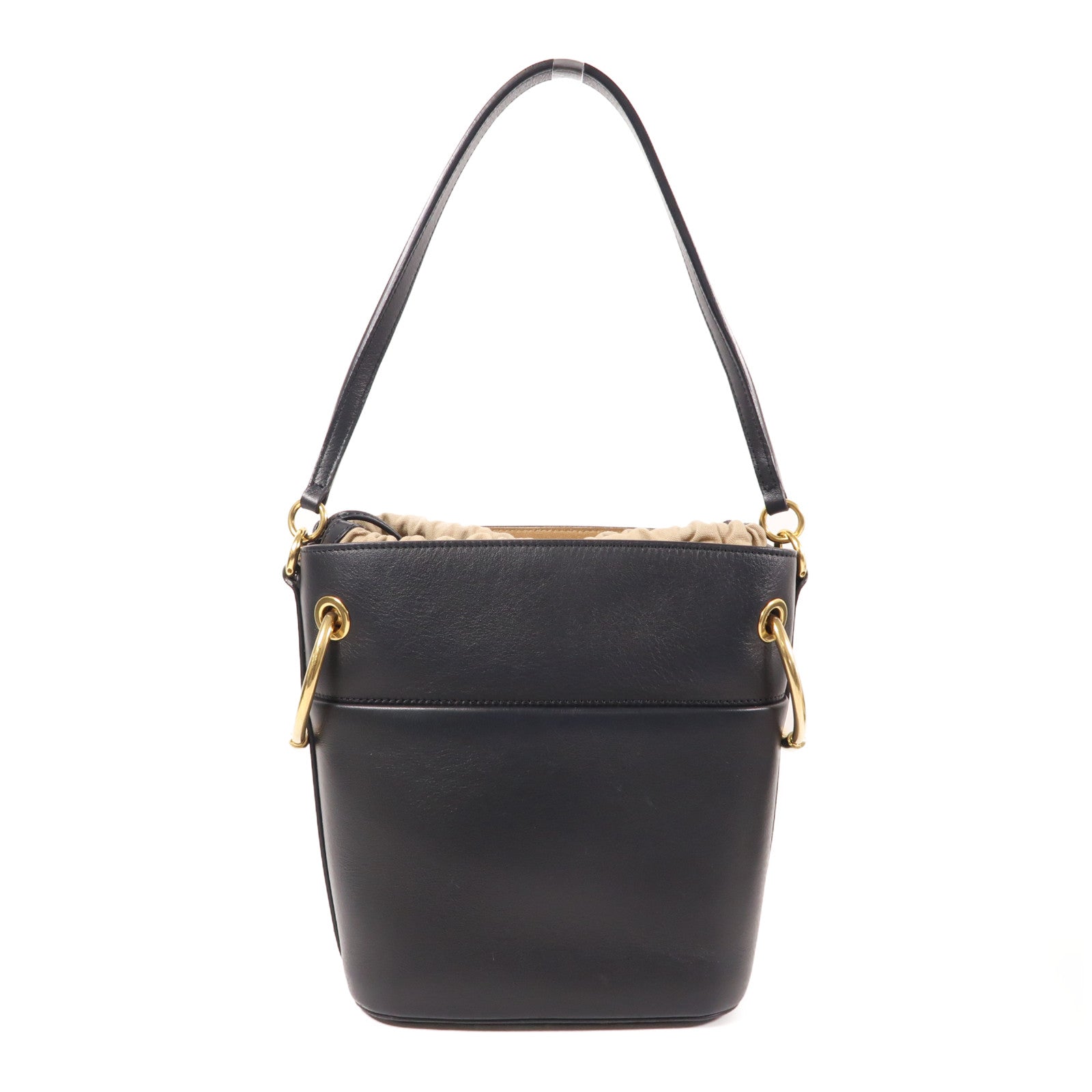 Chloe 牛皮皮革Shoulder Bag金扣肩背袋