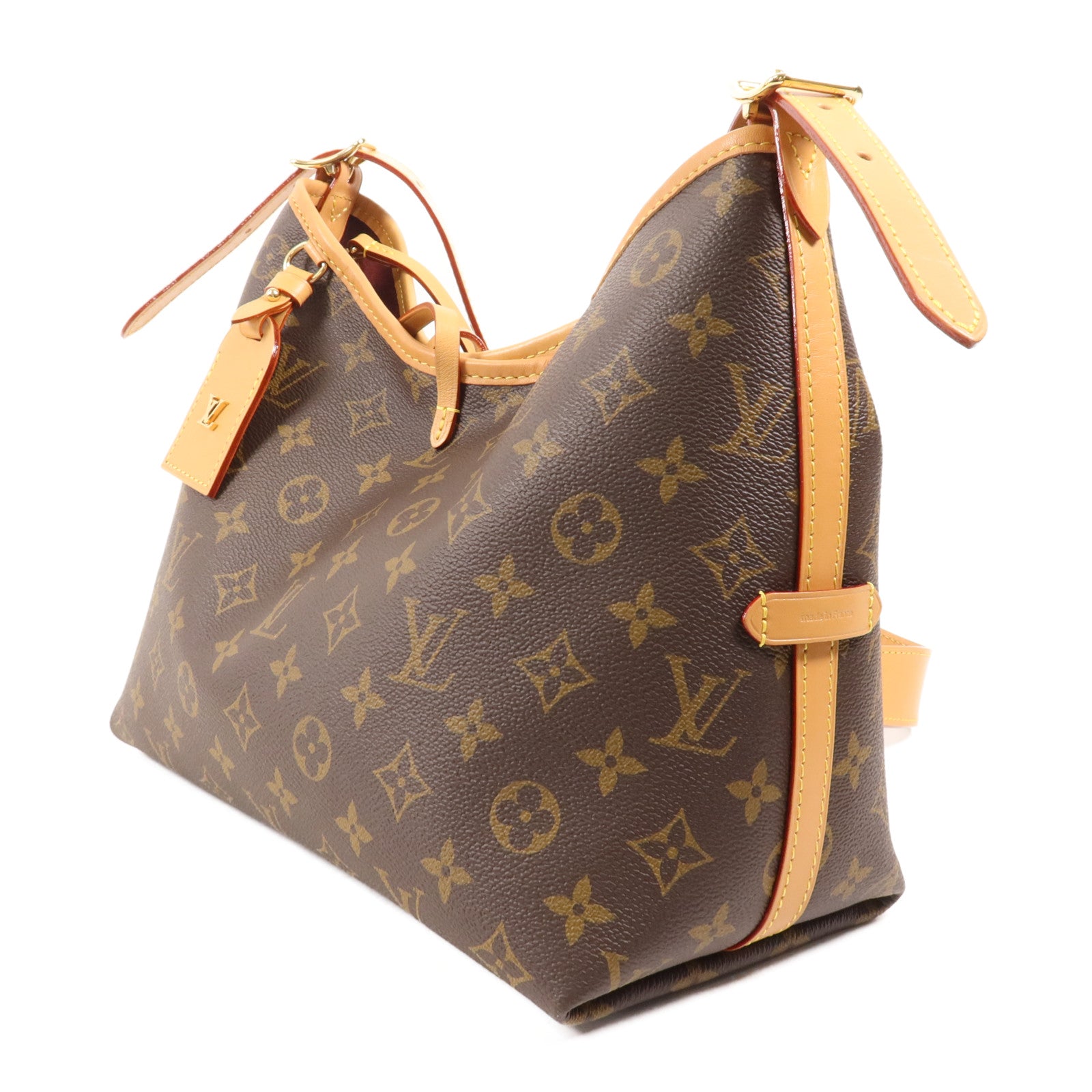 LOUIS VUITTON Monogram CarryAll PM金扣肩背袋