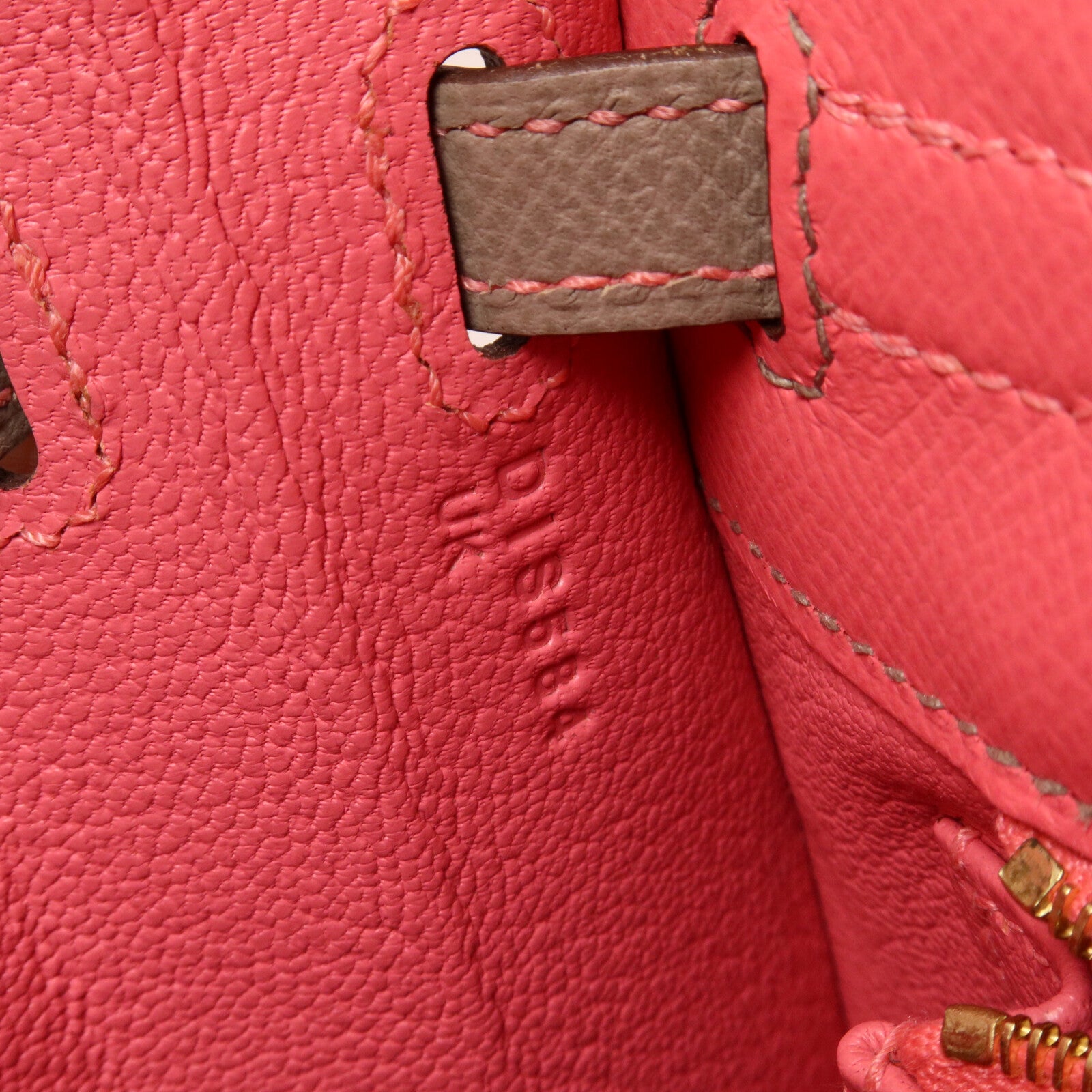 HERMES Epsom皮革Kelly 25手挽肩背兩用袋Rose Azalee/Gris Mouette