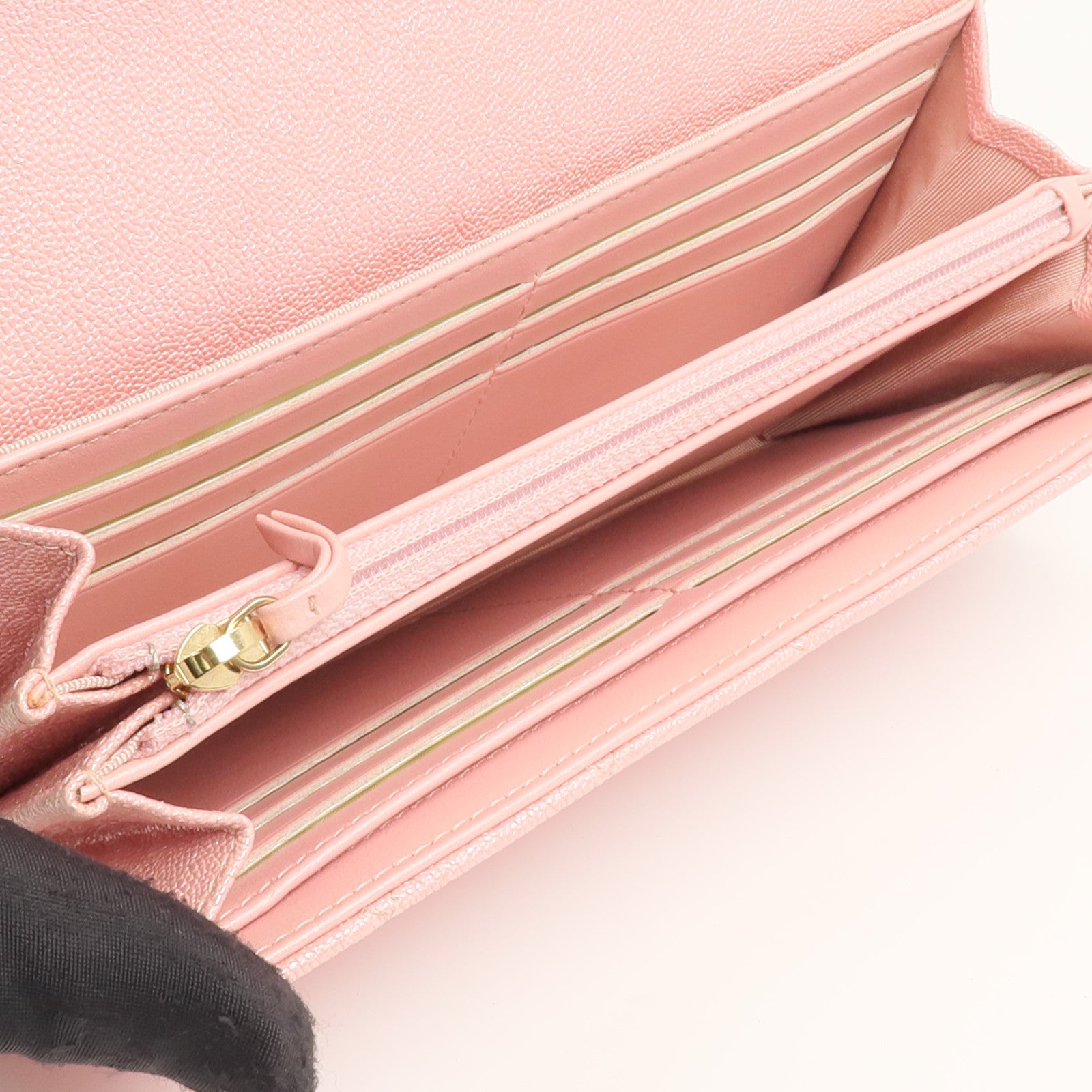 CHANEL 牛皮皮革Long Wallet長錢包