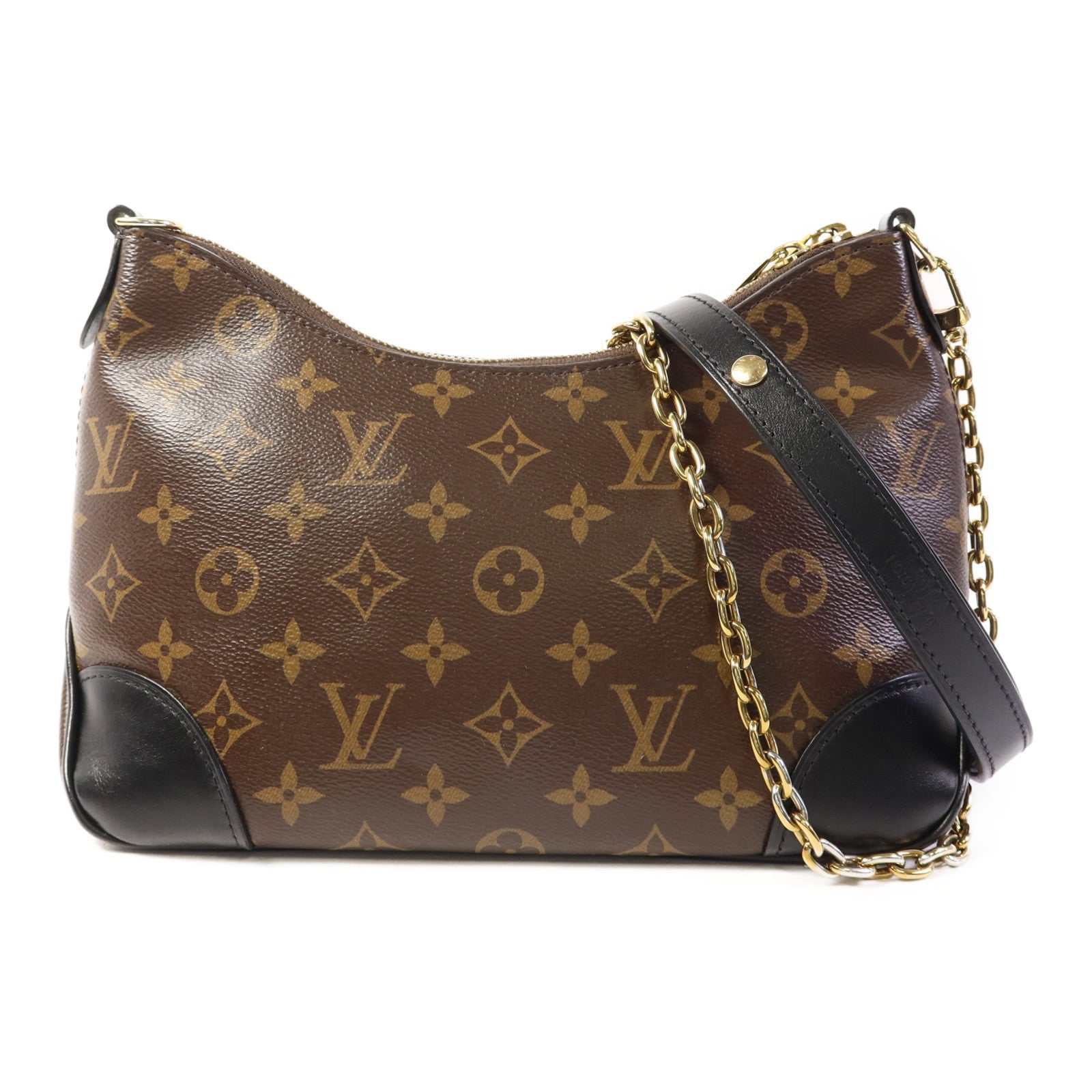 LOUIS VUITTON Monogram Boulogne PM金扣手挽肩背兩用袋