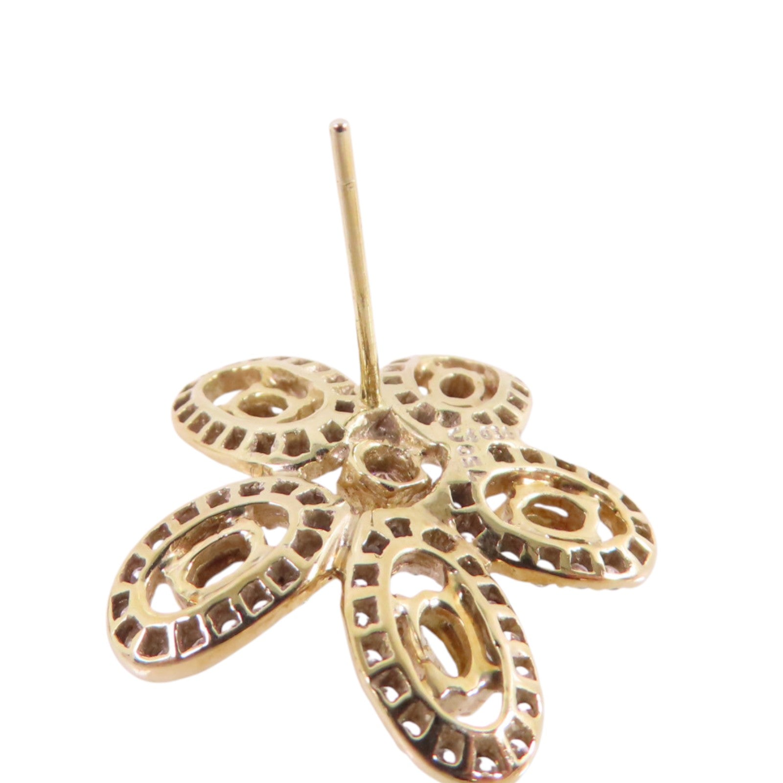 JEWELRY Diamond Earrings 18K Yellow Gold