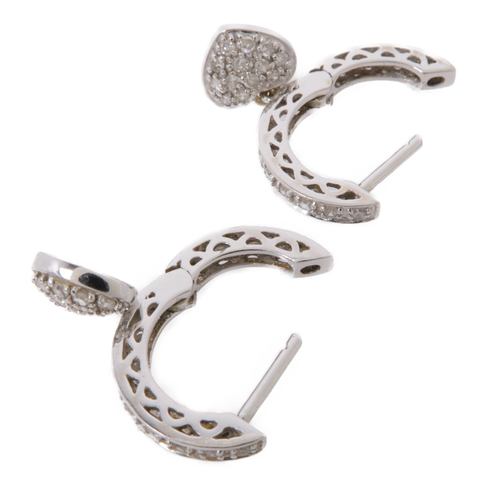 JEWELRY 18K白金Diamond Earrings鑽石耳環