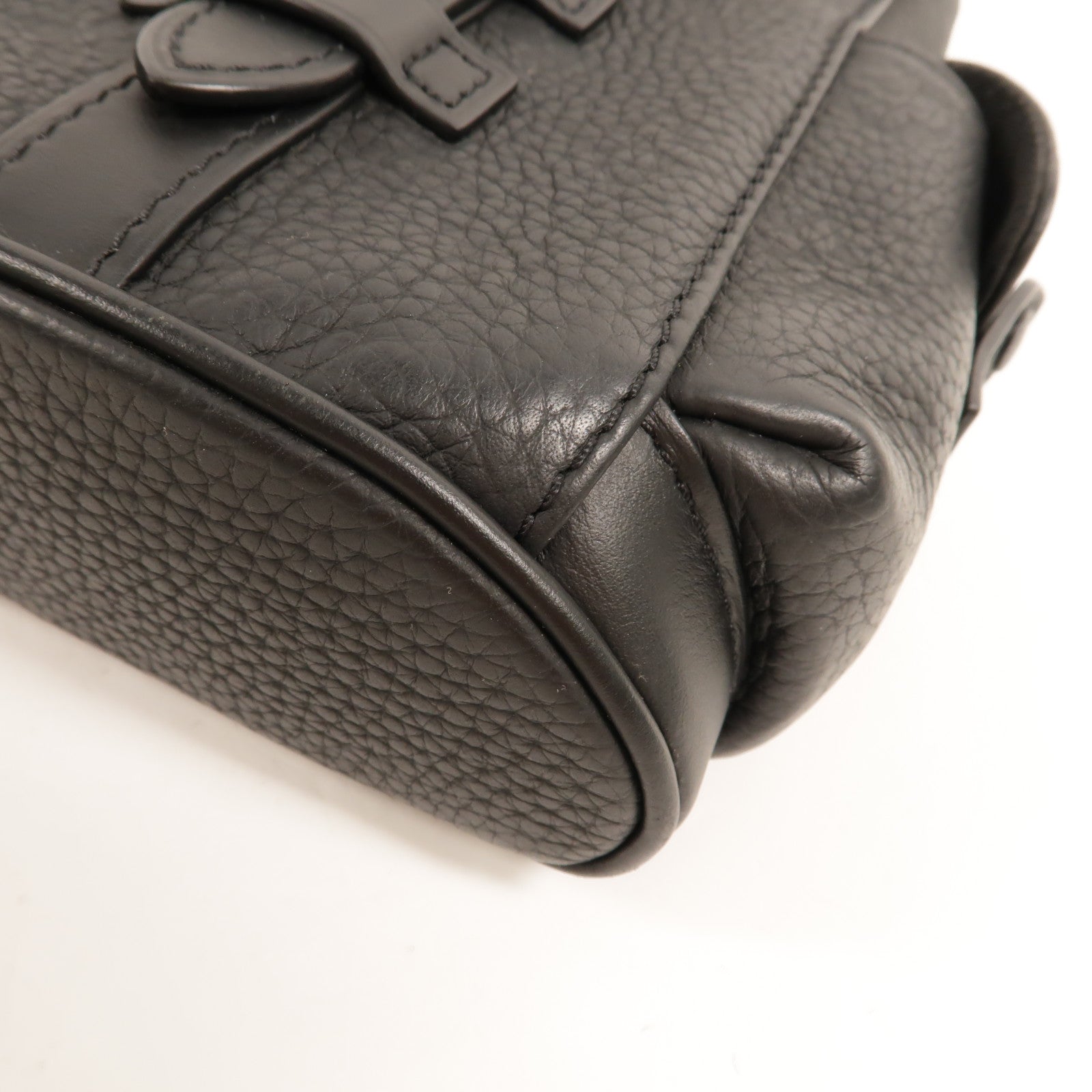 LOUIS VUITTON Monogram Taurillon Nano Christopher手挽肩背兩用袋