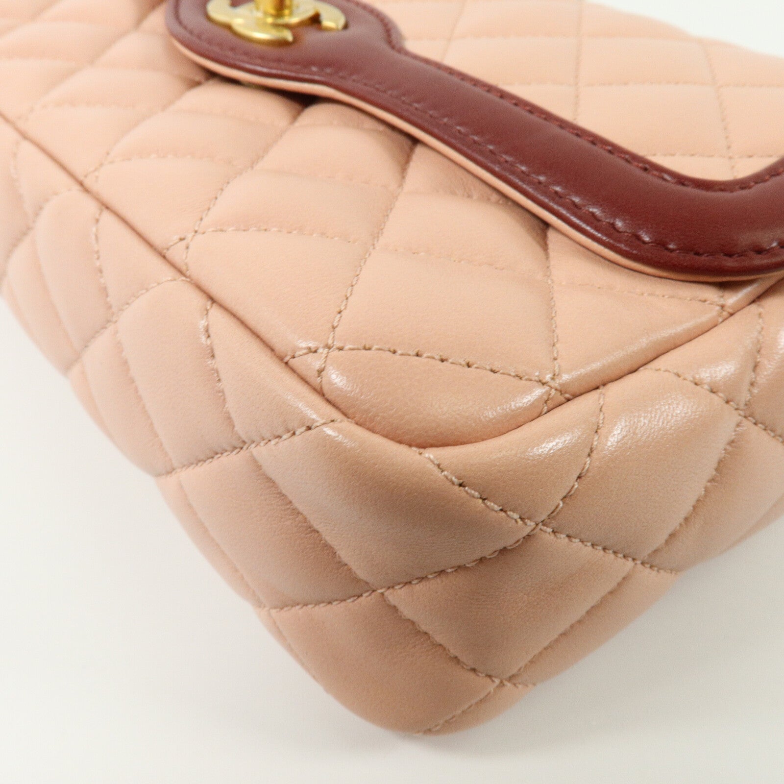 CHANEL 羊皮皮革Chain Shoulder鏈帶肩背袋
