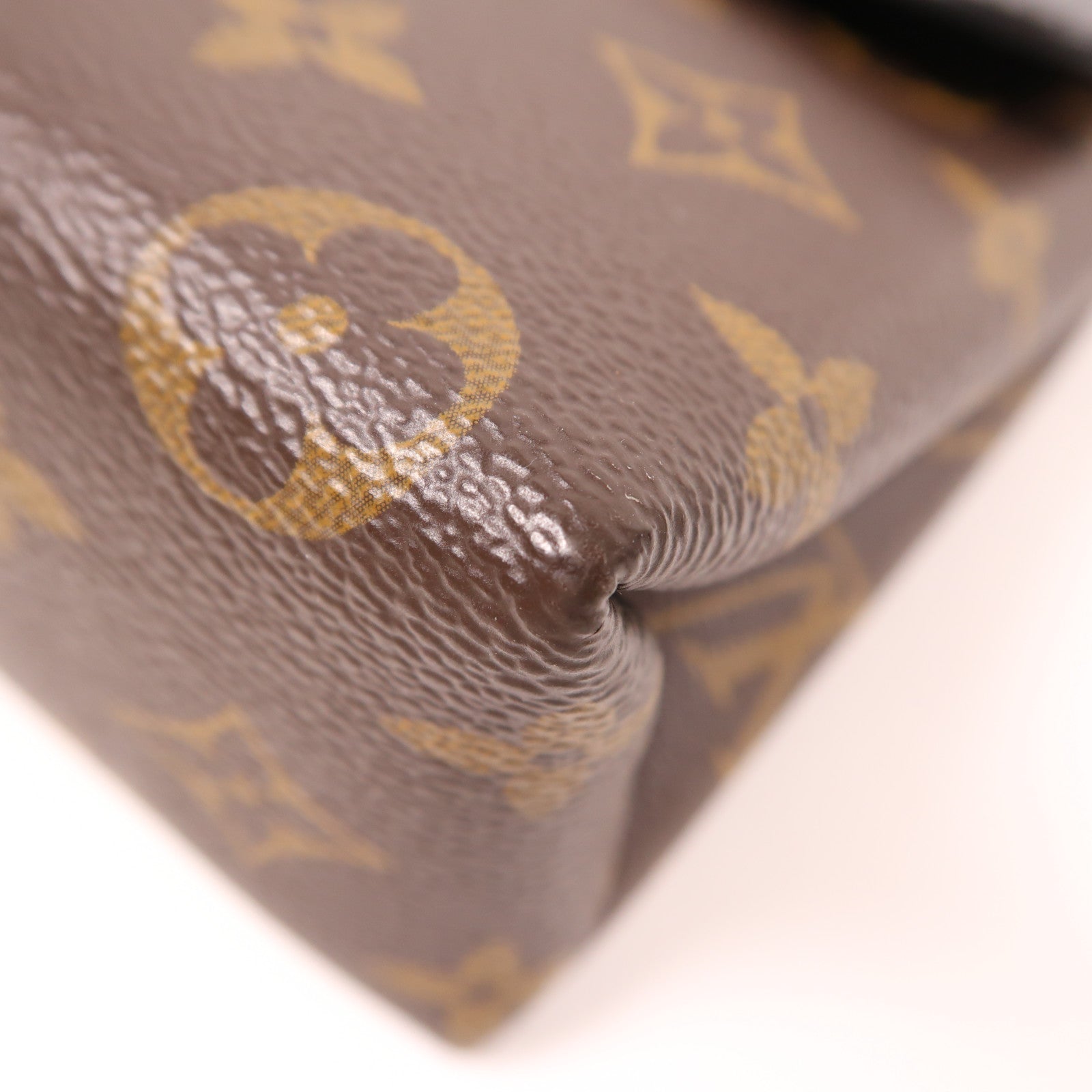 LOUIS VUITTON Monogram Locky BB金扣手挽肩背兩用袋棕色/黑色