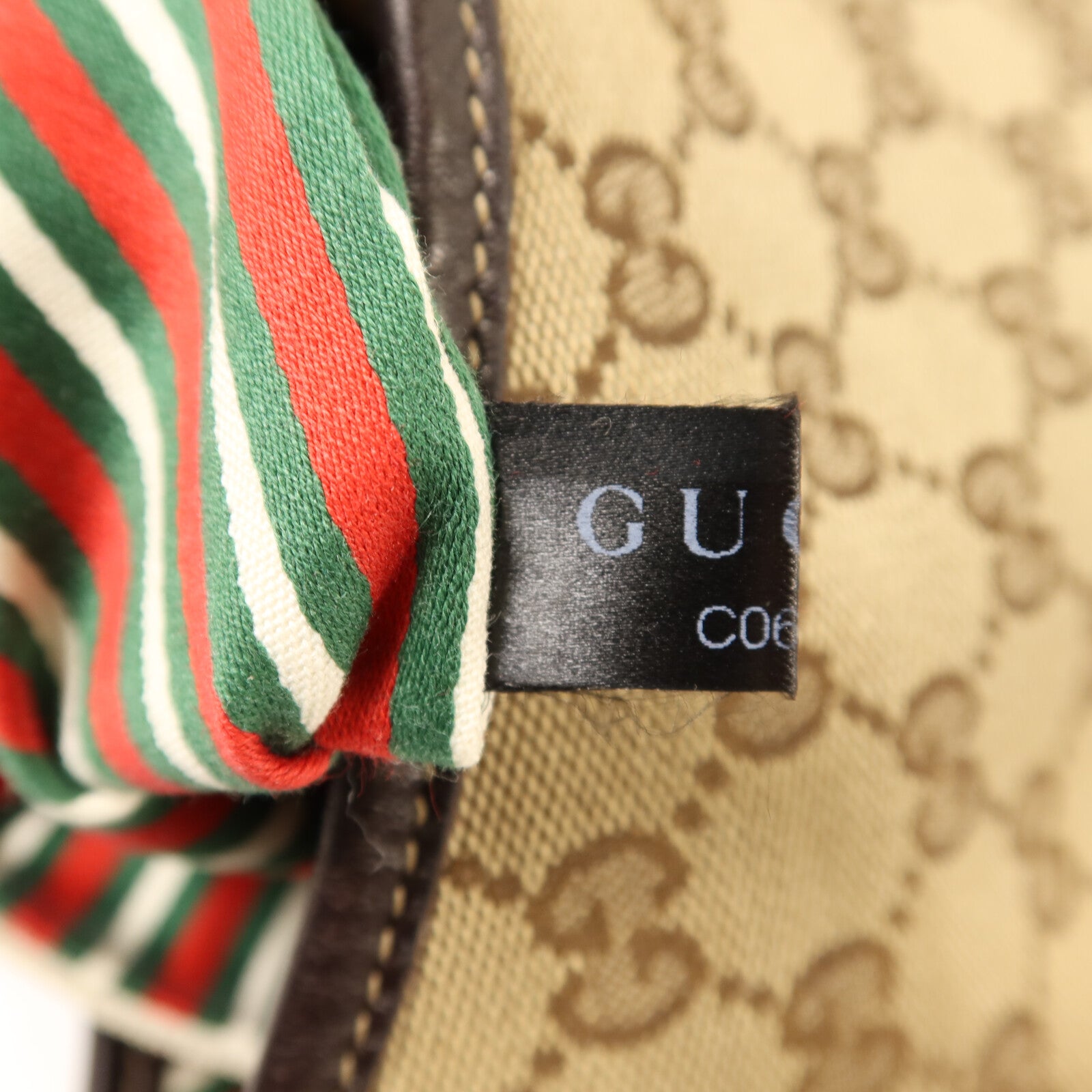 GUCCI 帆布Britt Hobo金扣肩背袋