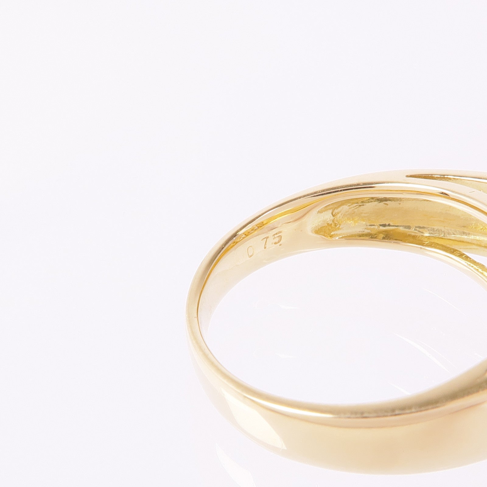JEWELRY 【激減優惠】18K黃金Diamond Ring鑽石戒指US#4.75