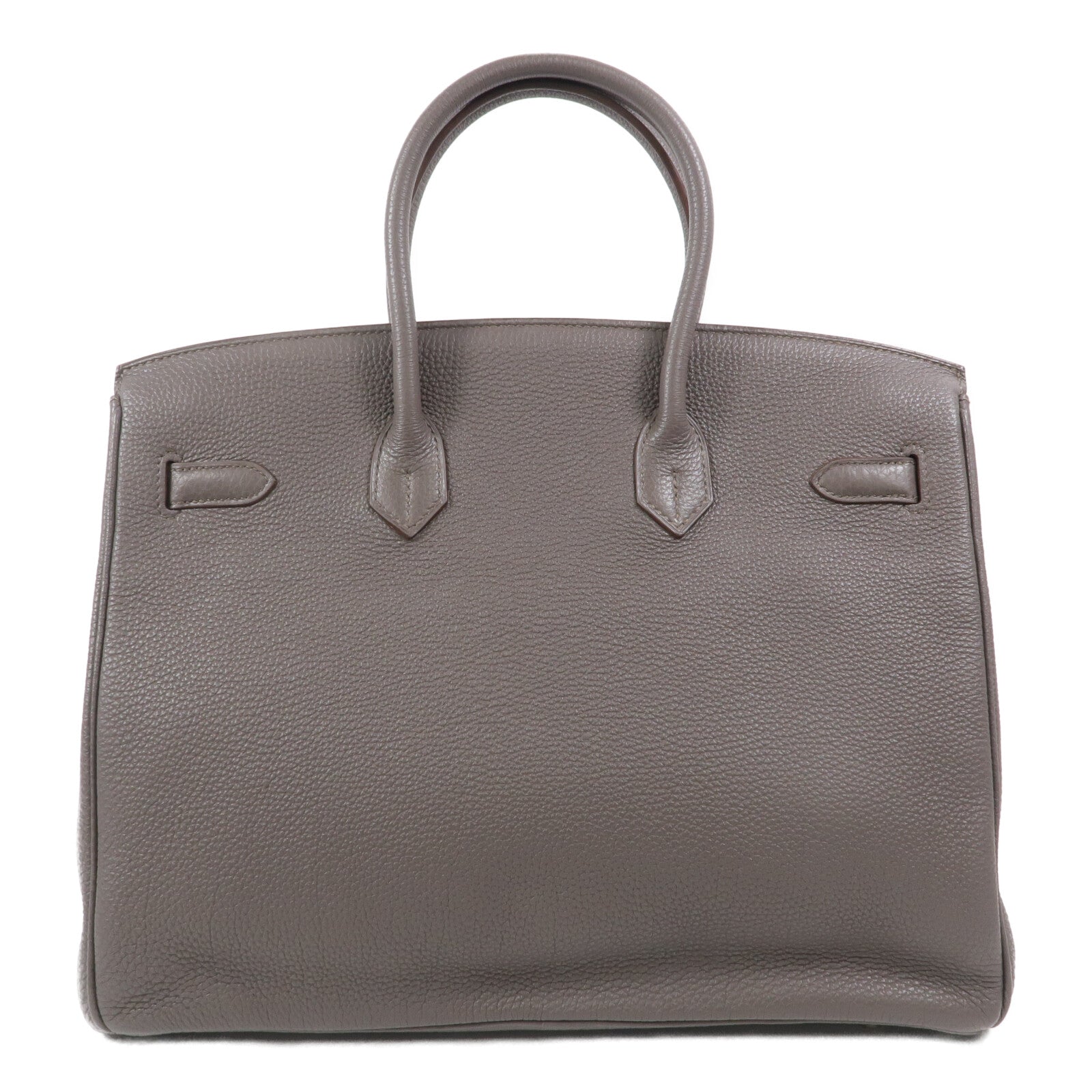 HERMES Togo皮革Birkin 35手挽袋Etain