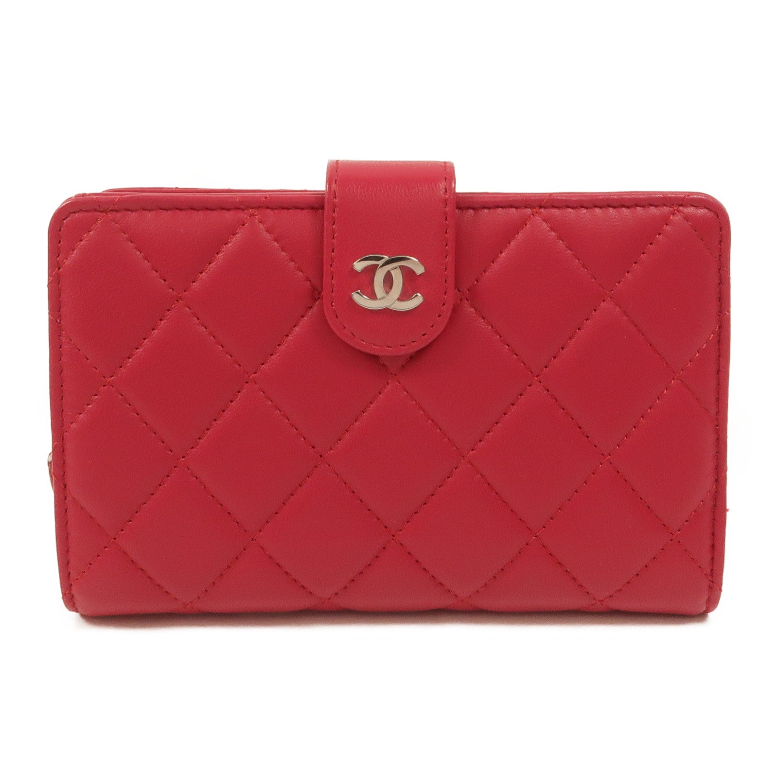CHANEL 羊皮皮革Classic Bifold French Wallet錢包