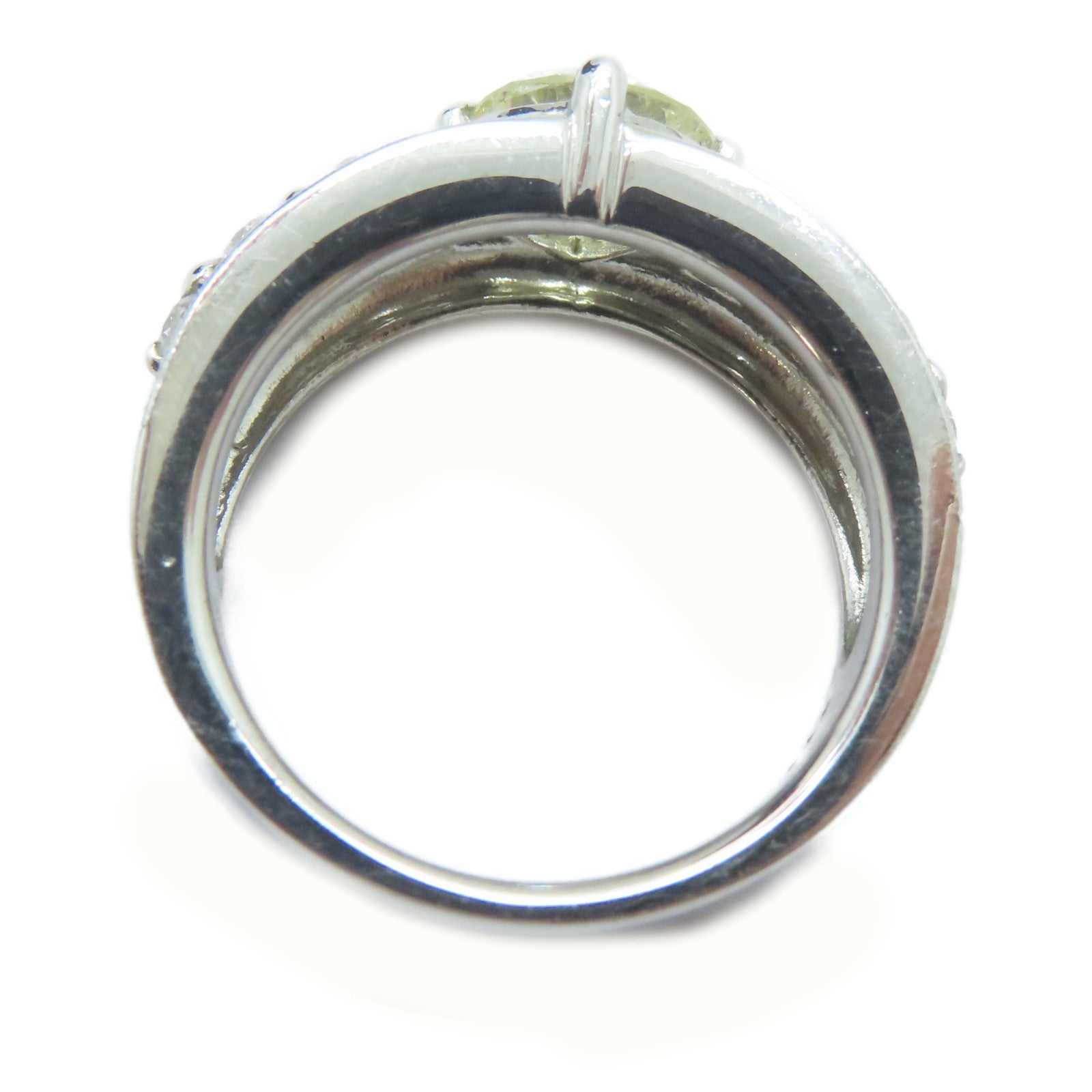 JEWELRY PT900鉑金Diamond Ring 1.181ct鑽石/0.67ct鑚石戒指US#5.5
