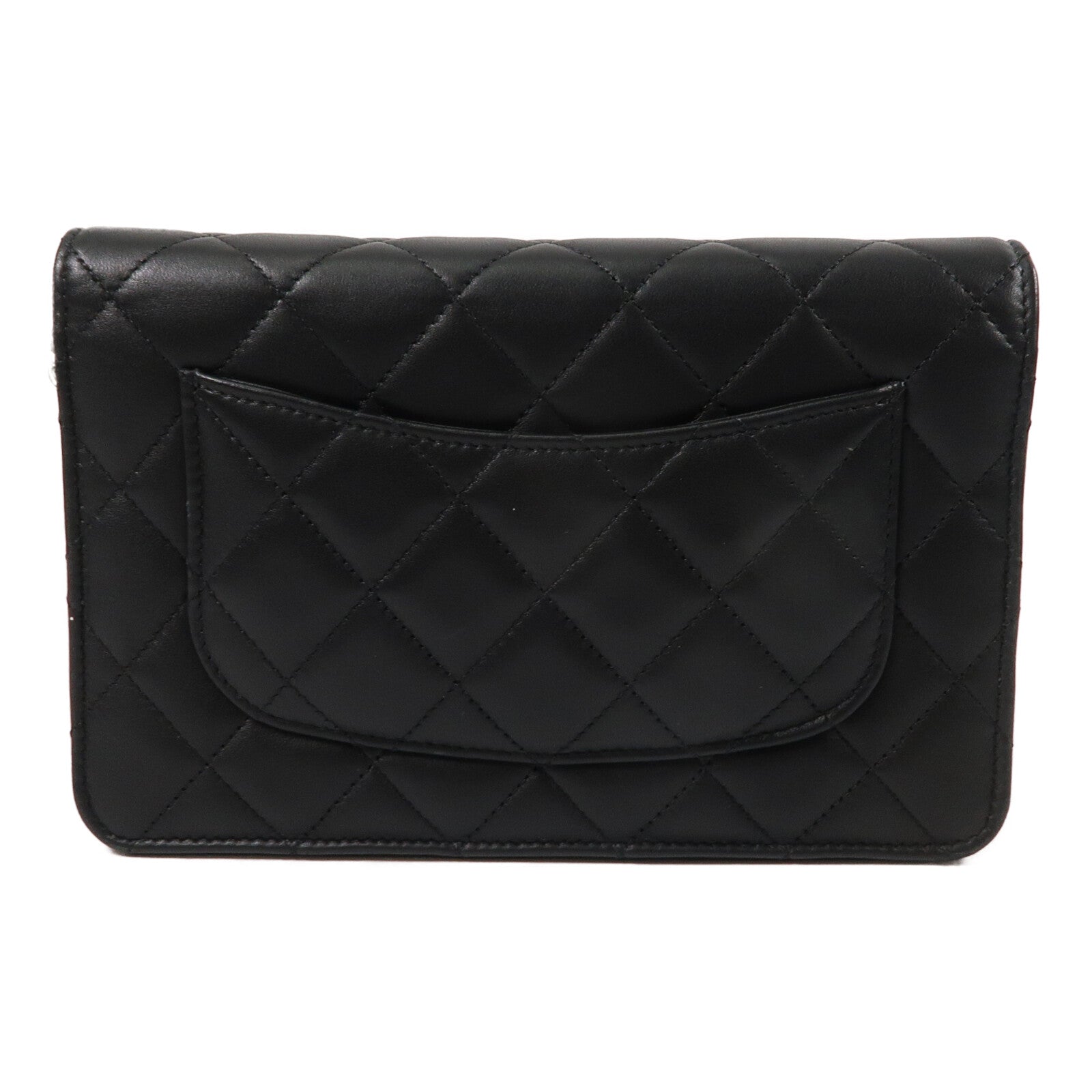 CHANEL 羊皮皮革WOC Wallet On Chain鏈帶肩背袋