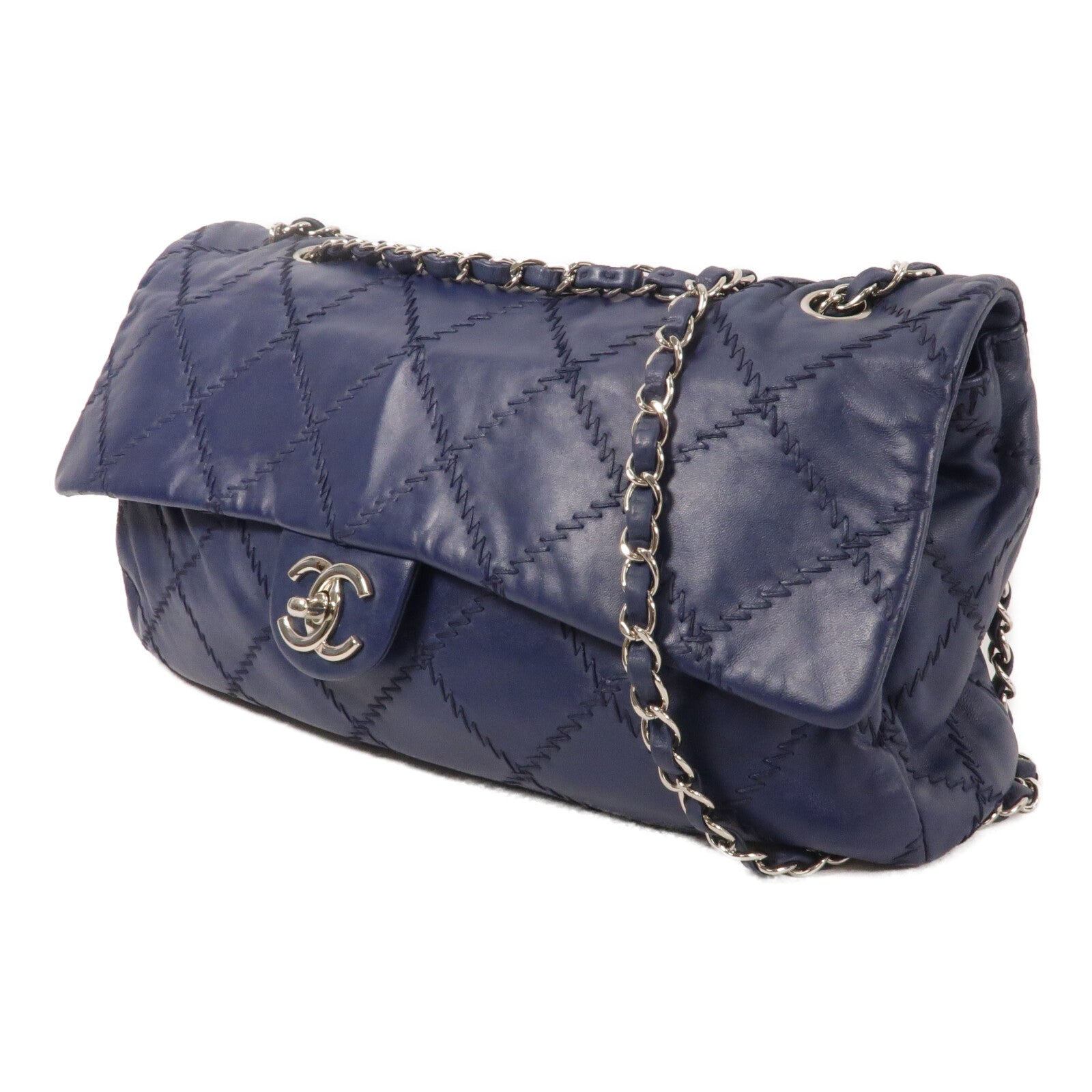 CHANEL 牛皮皮革Chain Shoulder鏈帶肩背袋