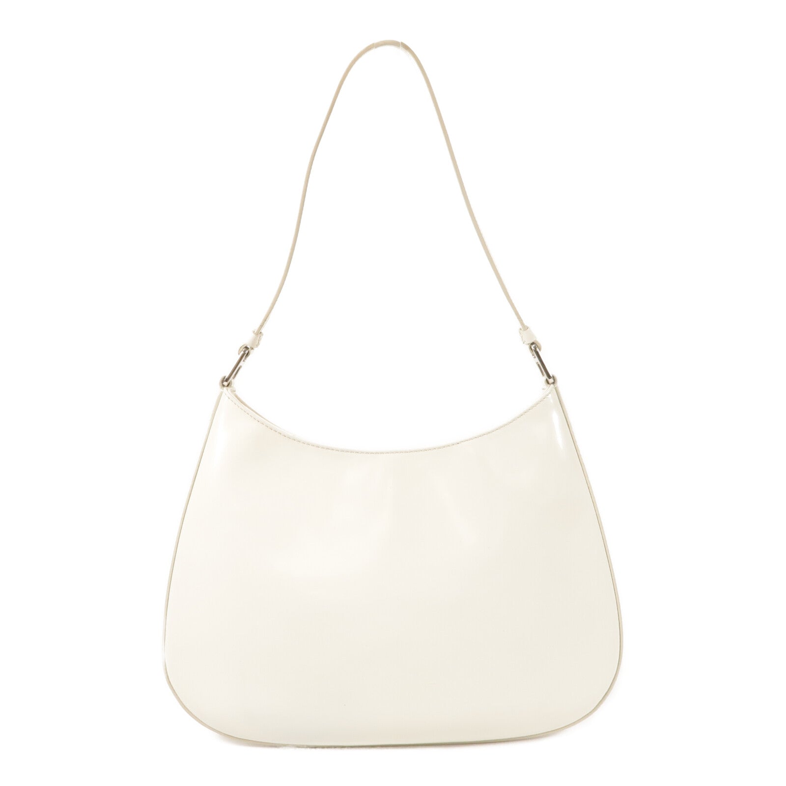 PRADA 牛皮皮革Cleo銀扣肩背袋