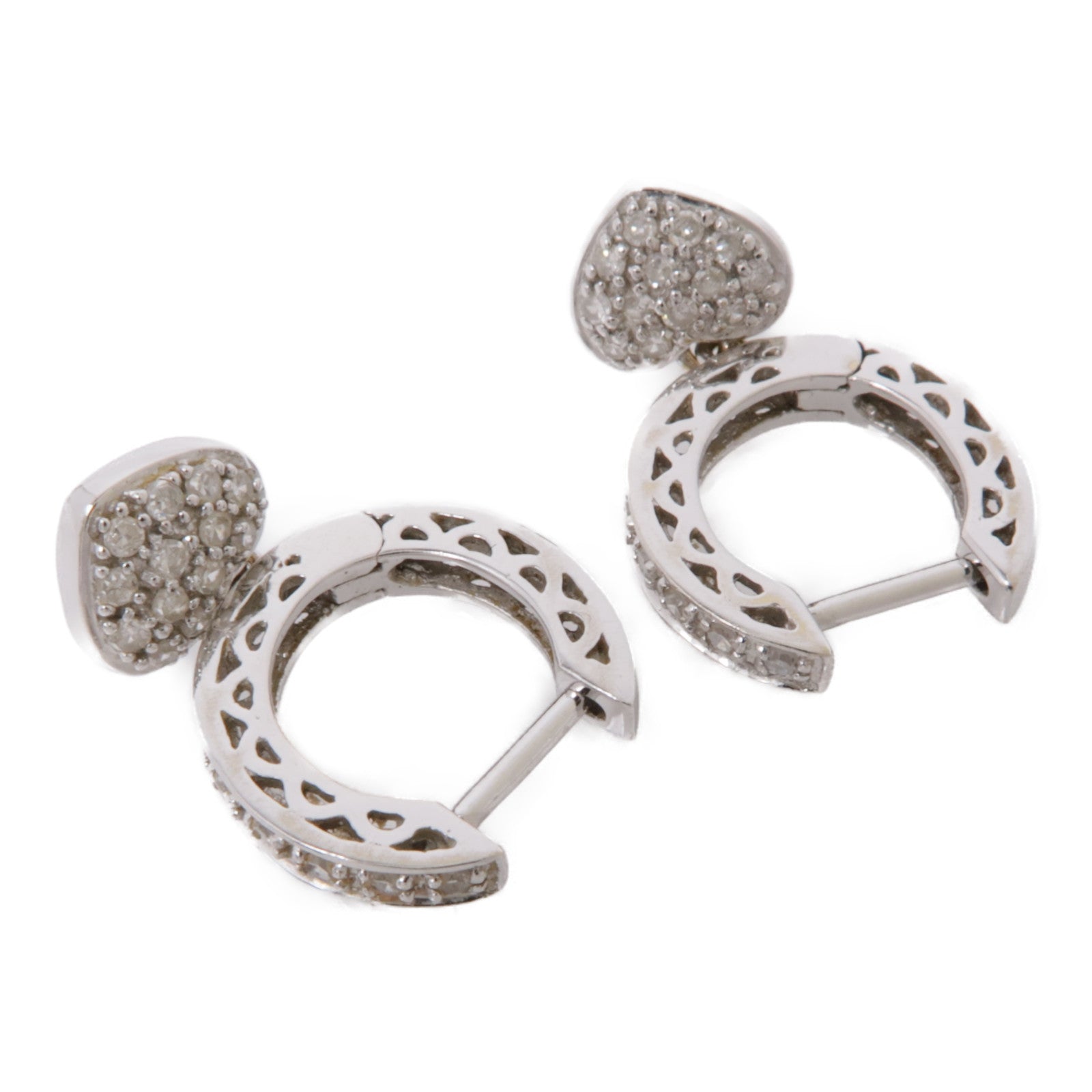 JEWELRY 18K白金Diamond Earrings鑽石耳環