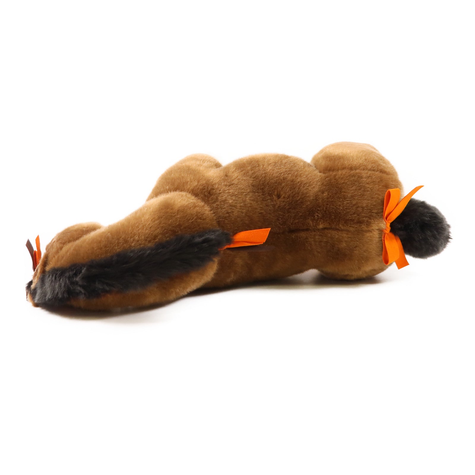 HERMES Cheval Hermy GM Plush Toy Polyester Brown/White 