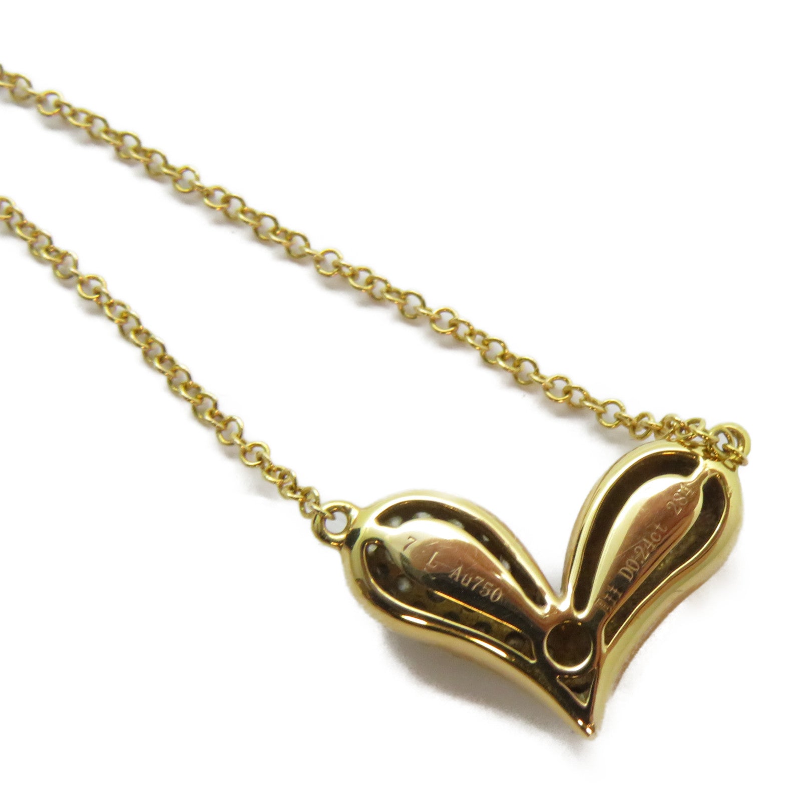 JEWELRY 【激減優惠】18K黃金Diamond Necklace 0.24ct鑽石項鍊