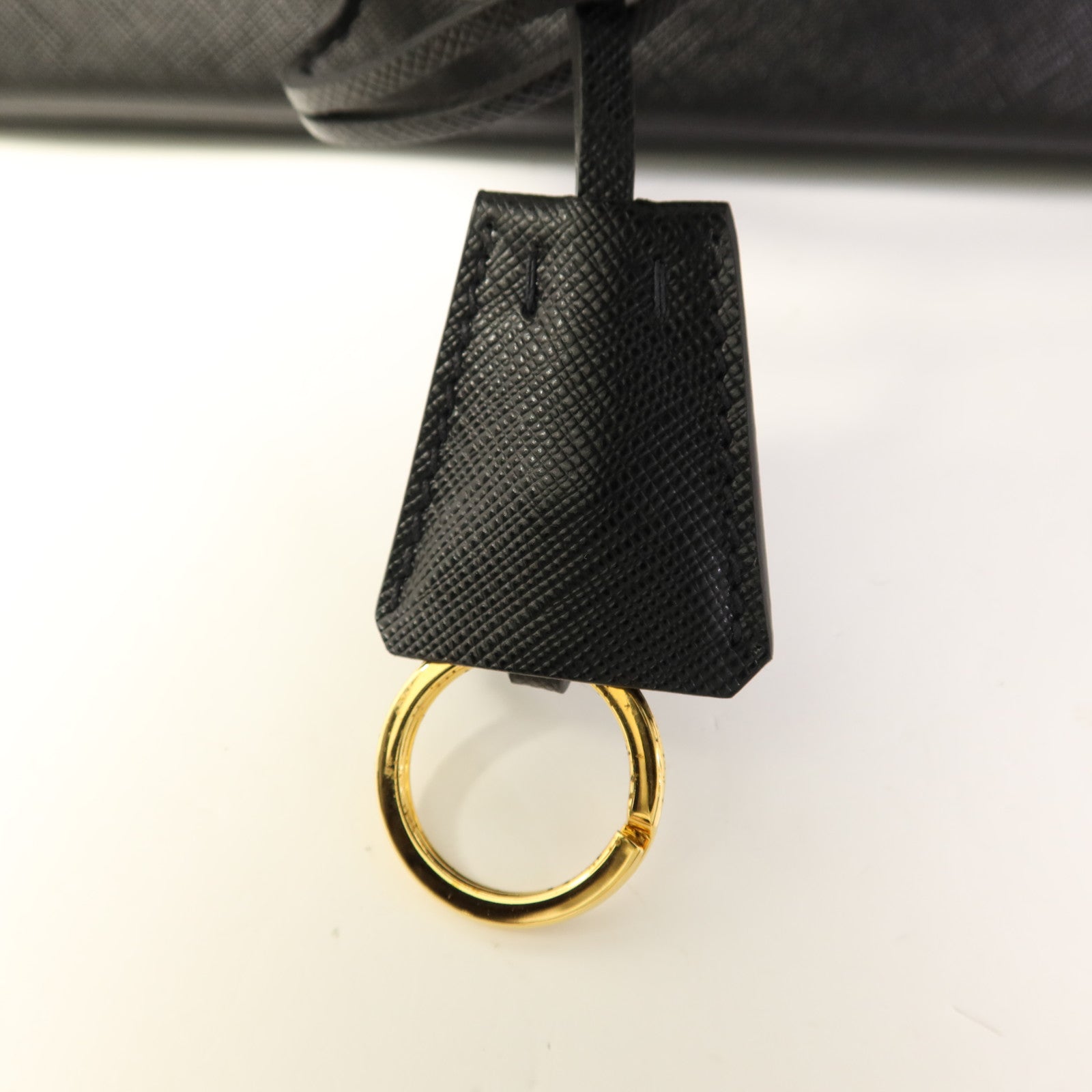 PRADA Saffiano皮革Galleria金扣手挽肩背兩用袋