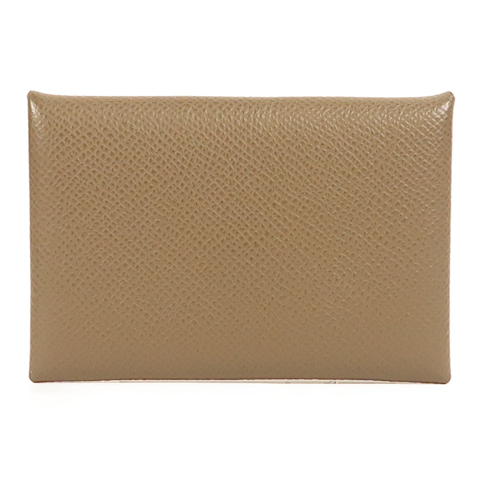 HERMES Epsom皮革Calvi Card Holder銀扣卡片套