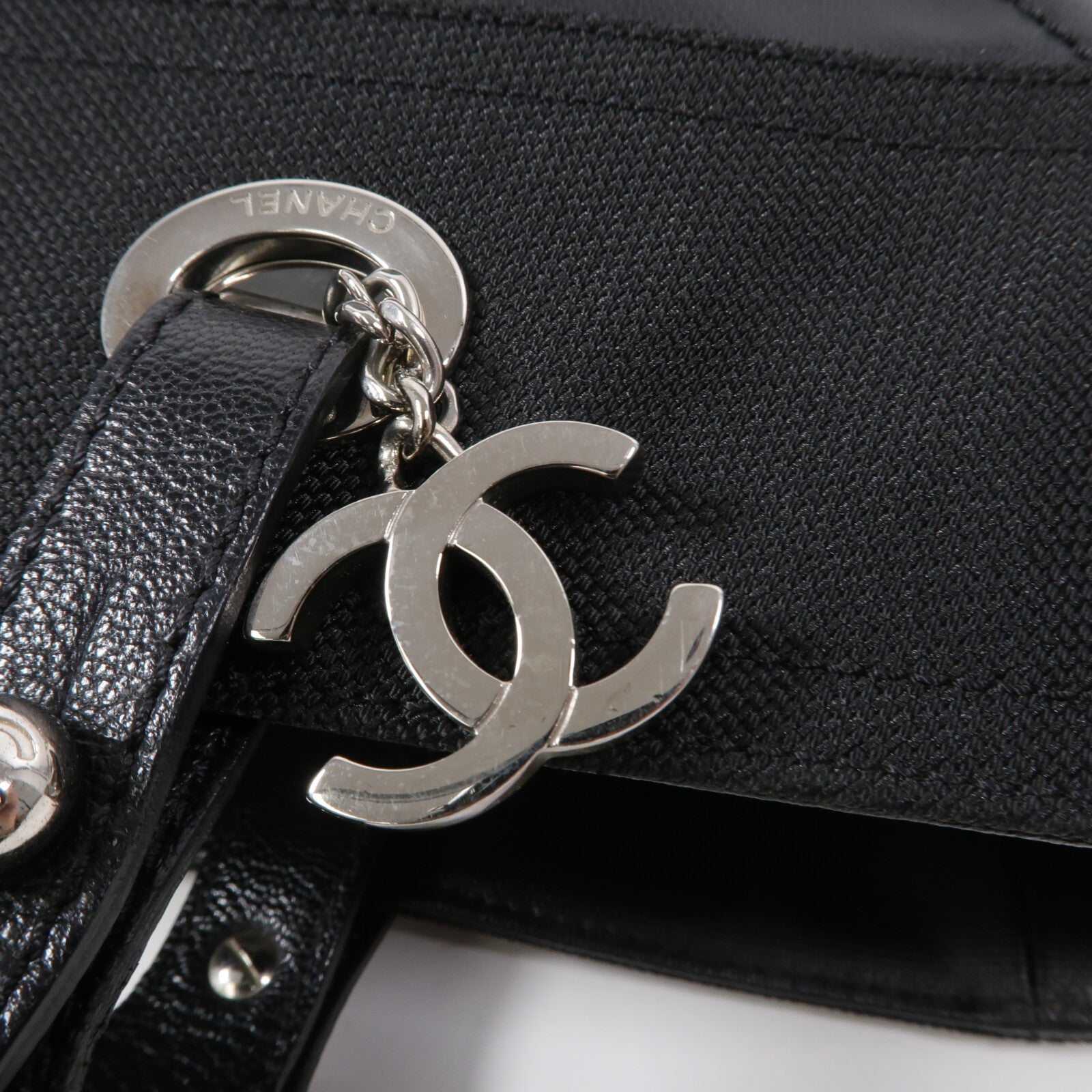 CHANEL 尼龍Paris Biarritz Tote MM肩背袋