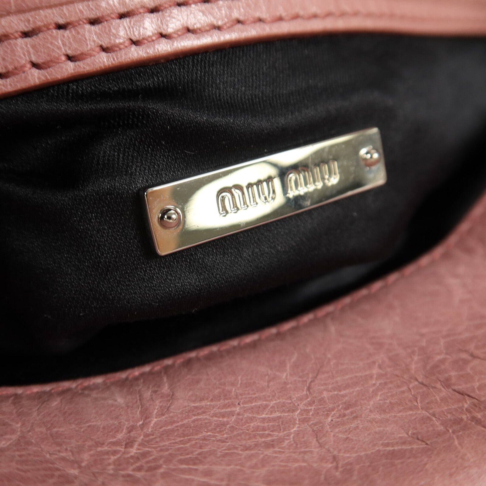 Miu Miu 牛皮皮革Shoulder Bag肩背袋