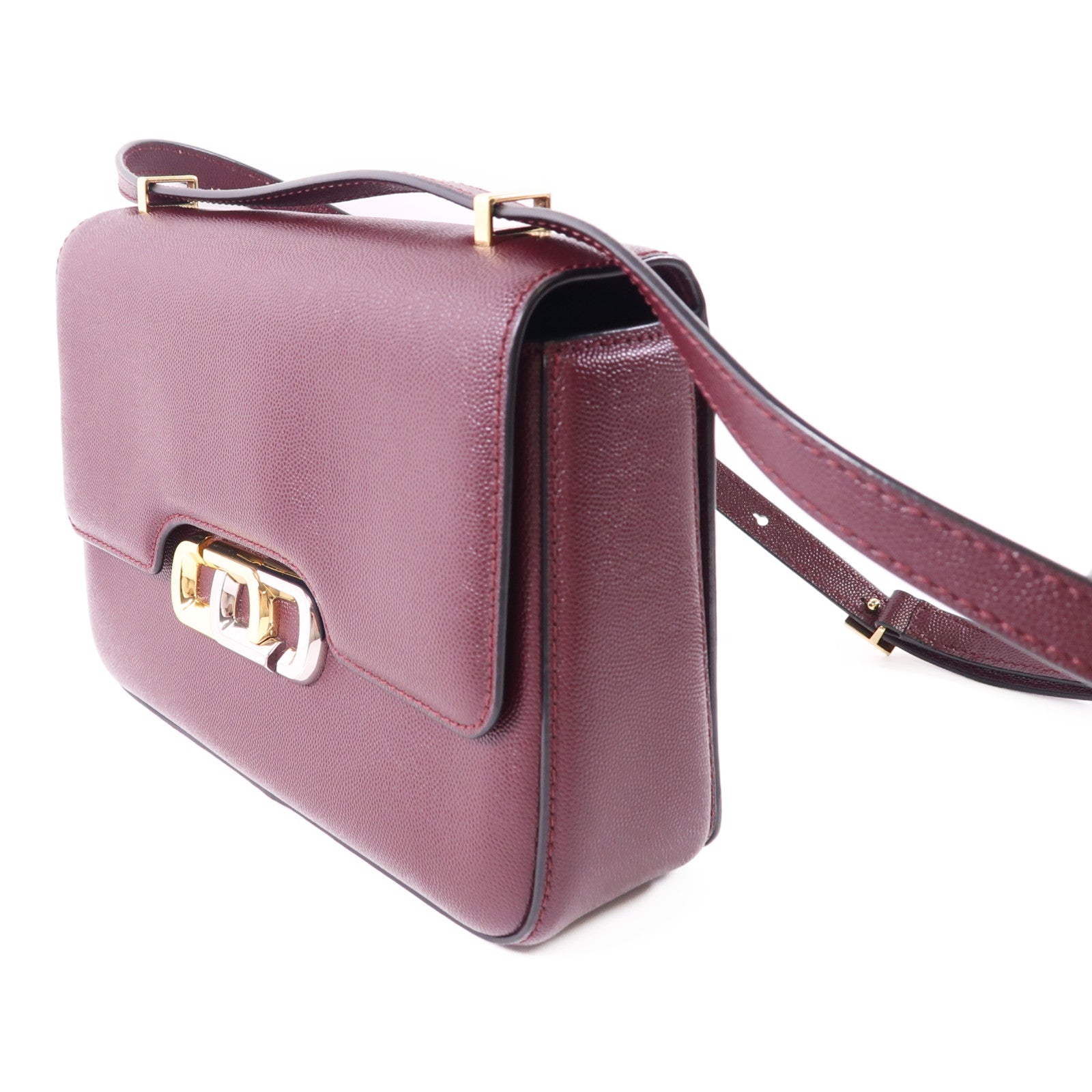 MARC JACOBS 牛皮皮革Shoulder Bag金扣肩背袋