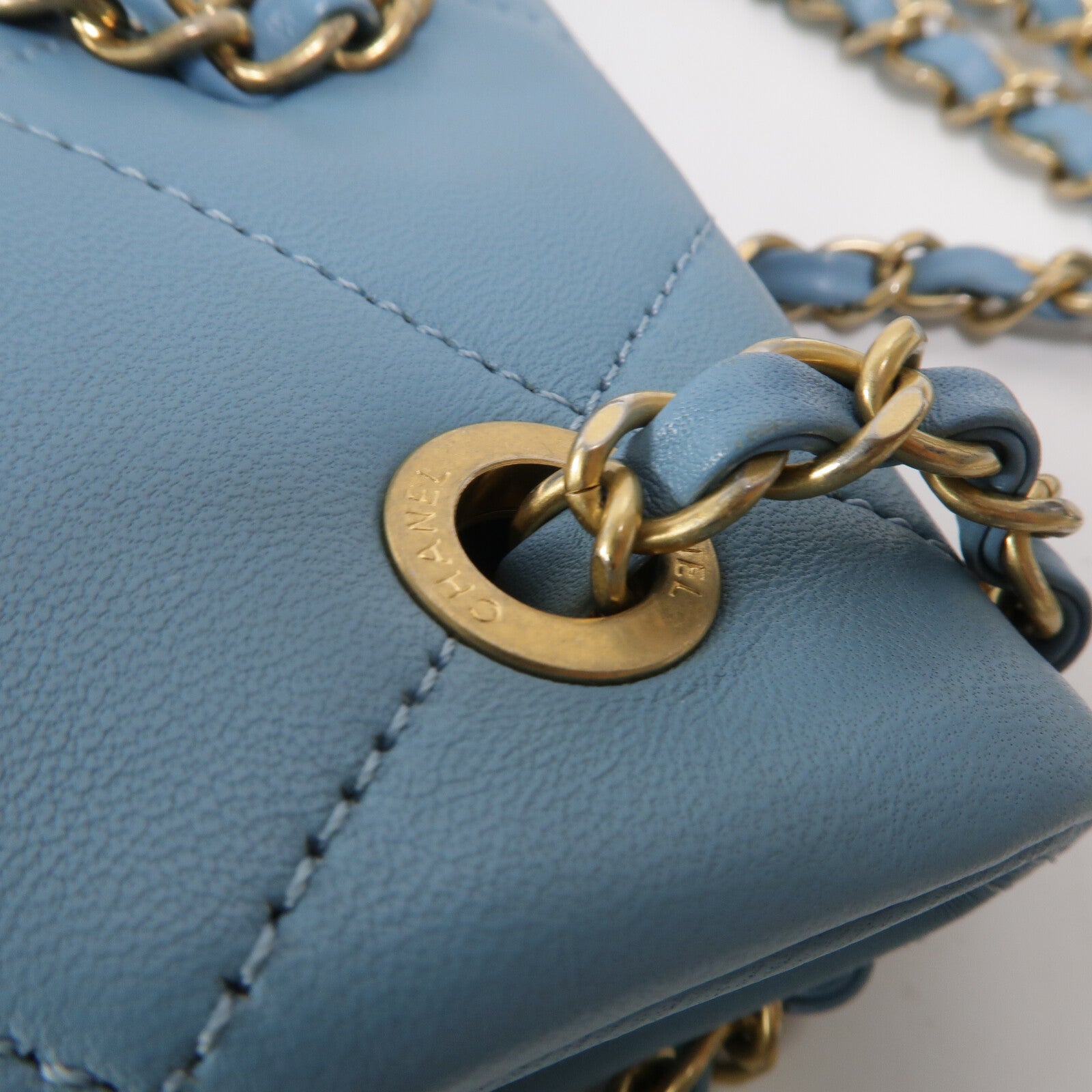 CHANEL 皮皮革Matelasse Chain Shoulder Bag鏈帶手挽肩背兩用袋