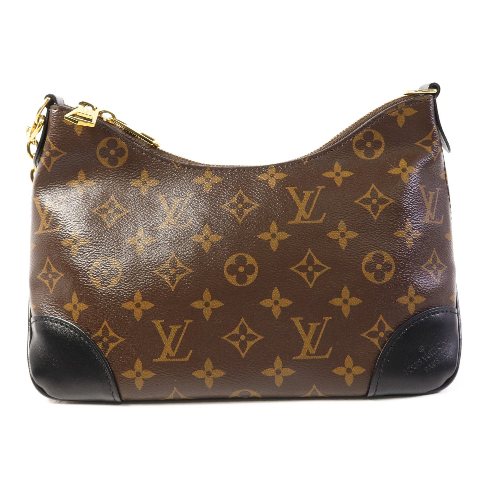 LOUIS VUITTON Monogram Boulogne PM金扣手挽肩背兩用袋