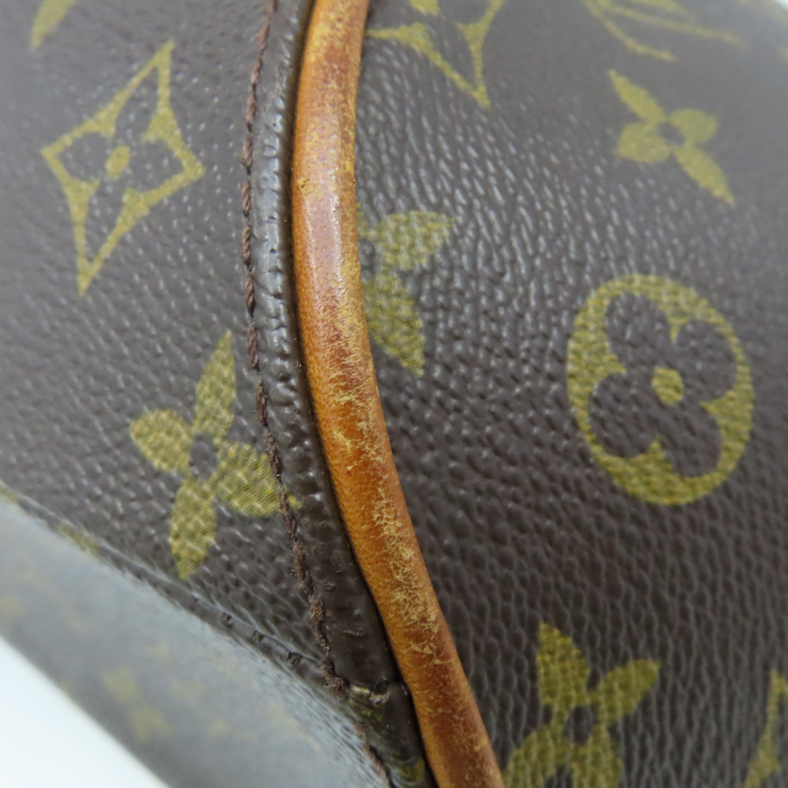 LOUIS VUITTON 【激減優惠】Monogram Ellipse MM Hand Bag金扣手挽袋啡色