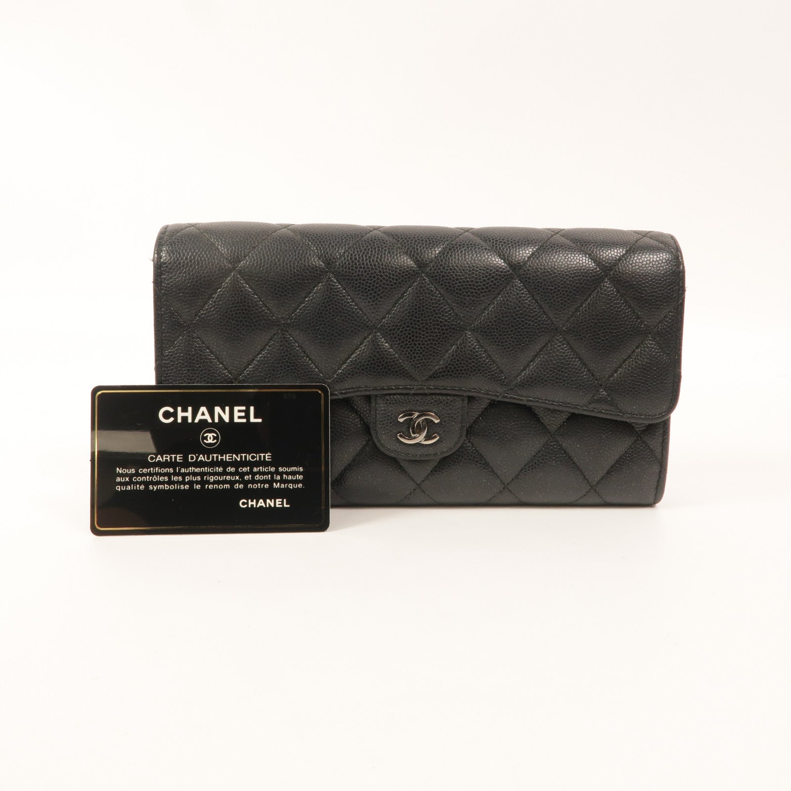 CHANEL 牛皮皮革Classic Long Wallet長錢包