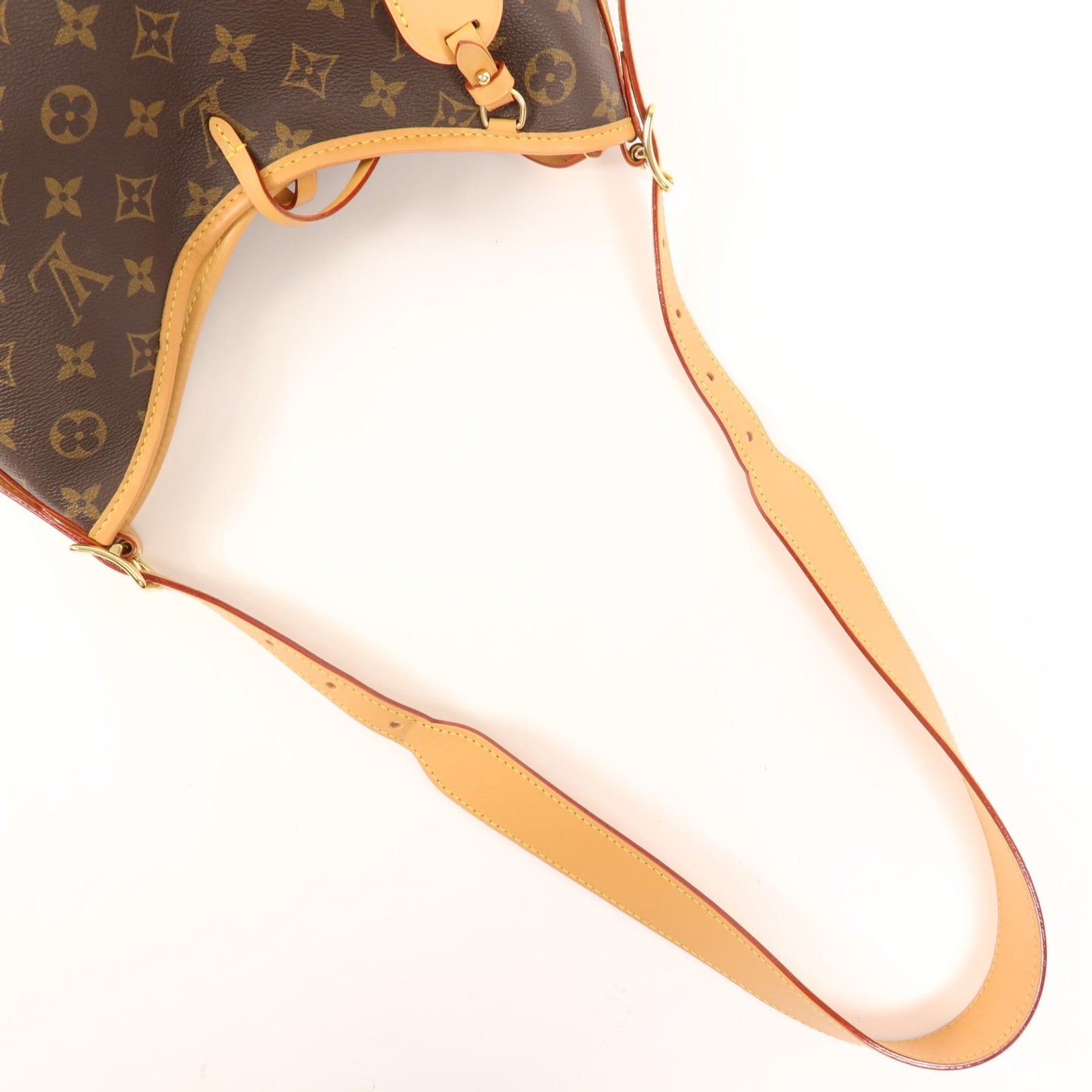 LOUIS VUITTON Monogram CarryAll PM金扣肩背袋