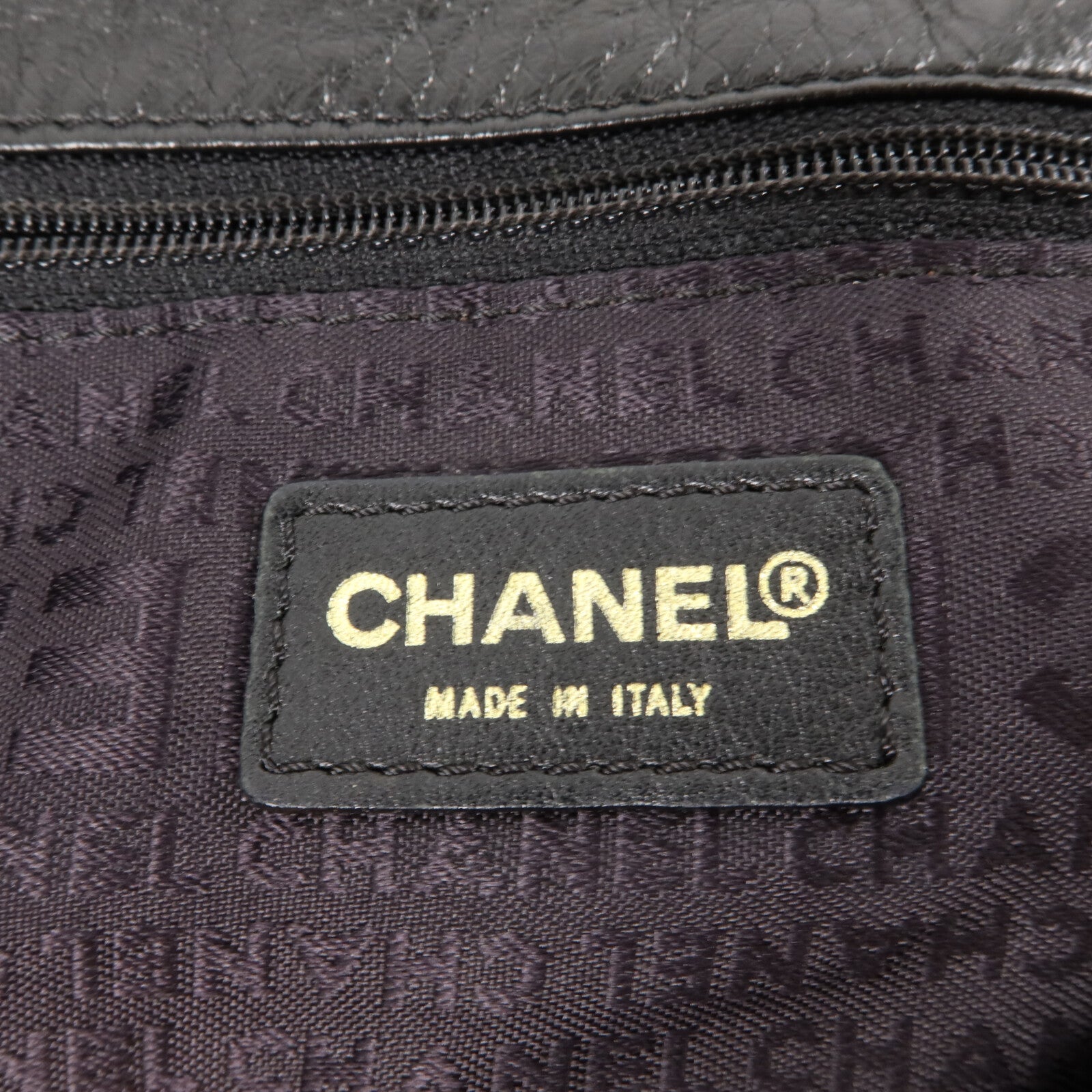 CHANEL 羊皮皮革Vintage Shoulder Bag鏈帶手挽袋